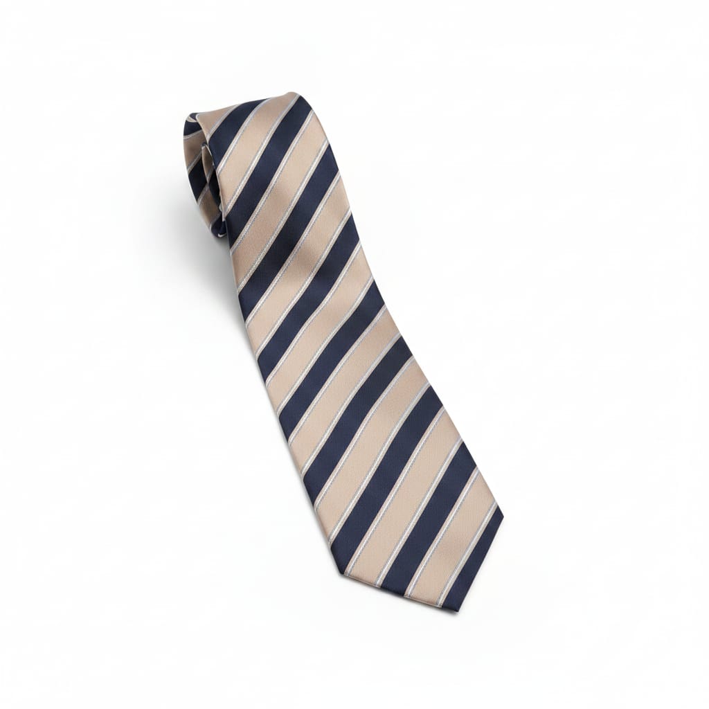 Cravatta fantasia 8cm per uomo elegante - Beige