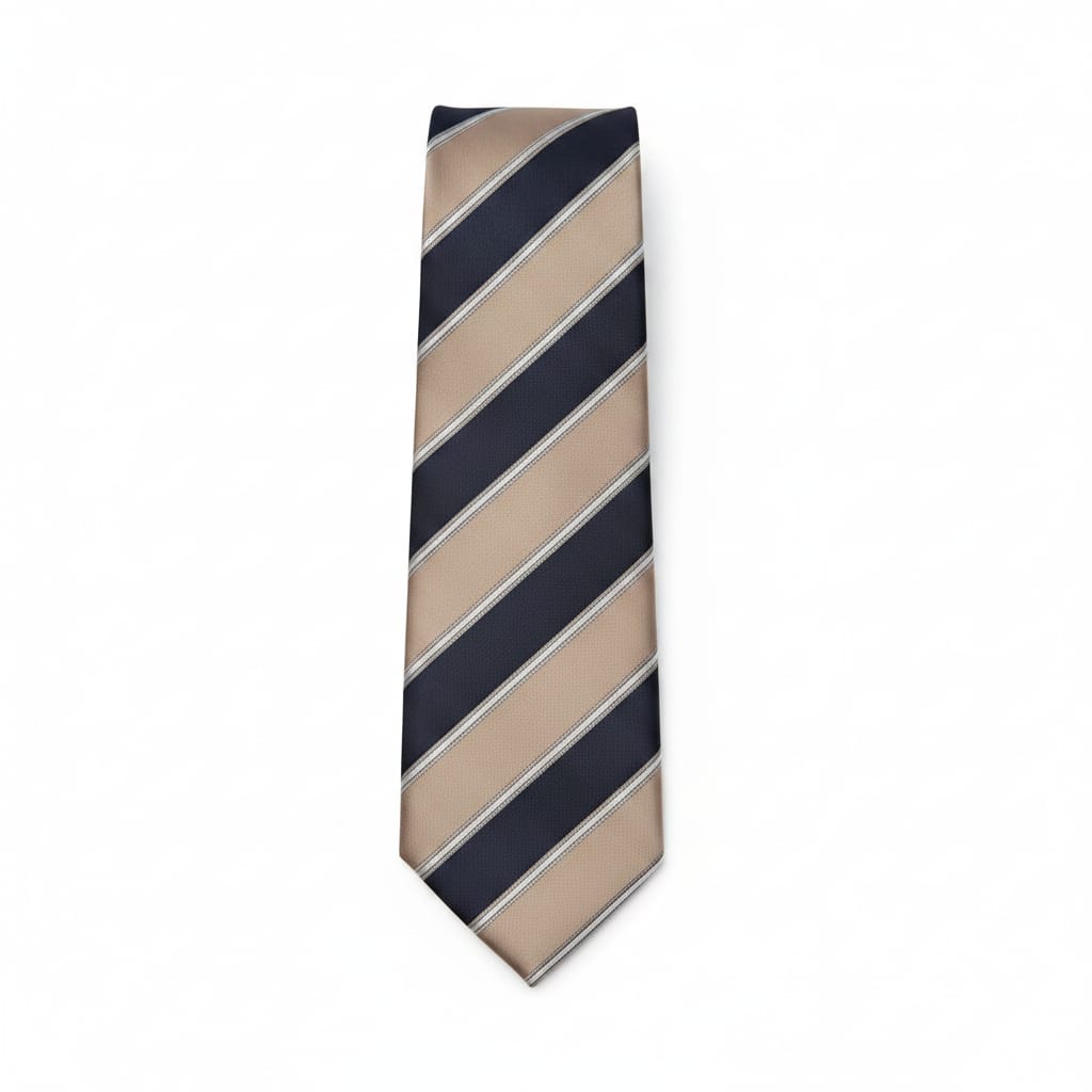 Cravatta fantasia 8cm per uomo elegante - Beige