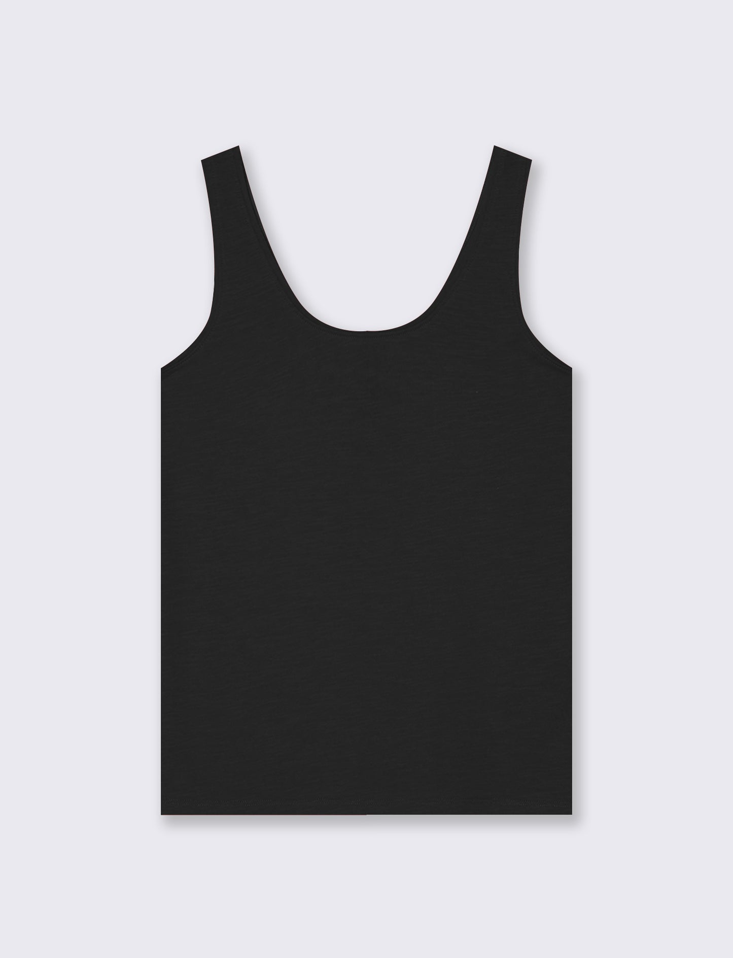 Top Basico in Cotone - Nero