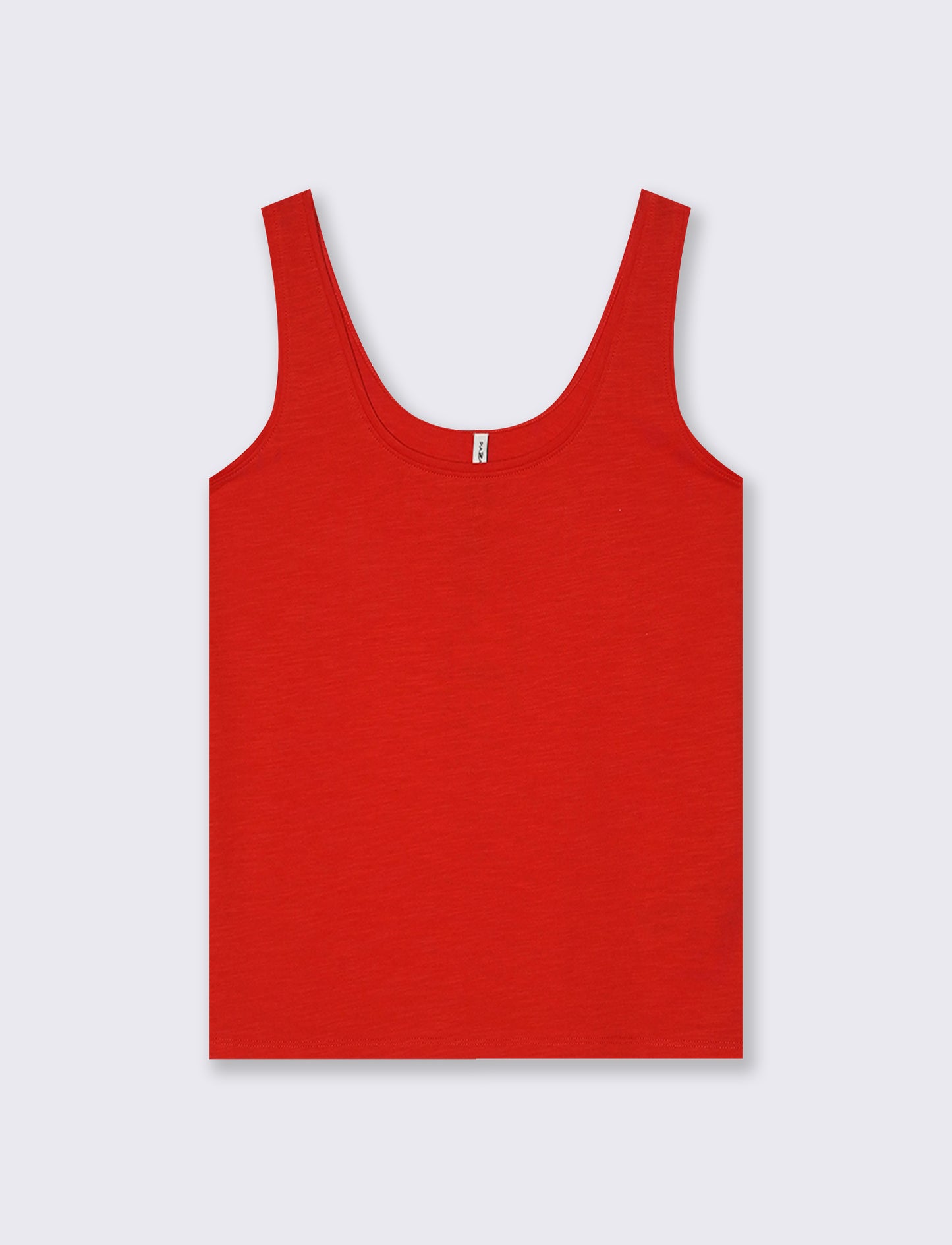 Top Basico in Cotone - Corallo