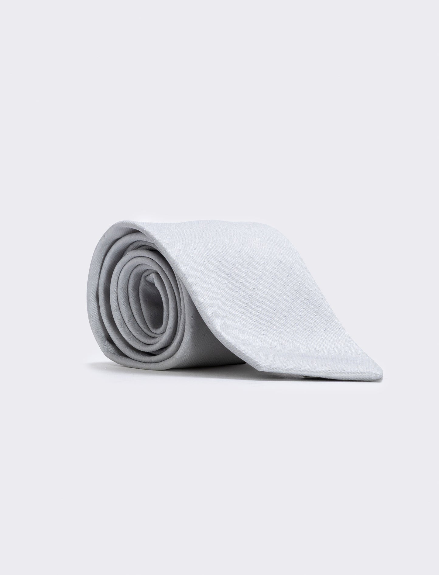 Gray silk tie 8 cm for men's ceremony - Grey