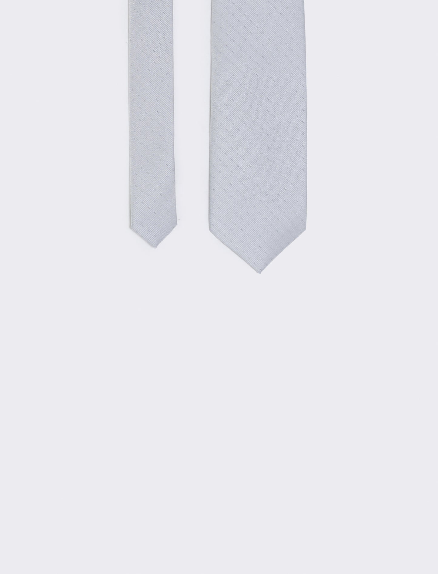 Gray silk tie 8 cm for men's ceremony - Grey