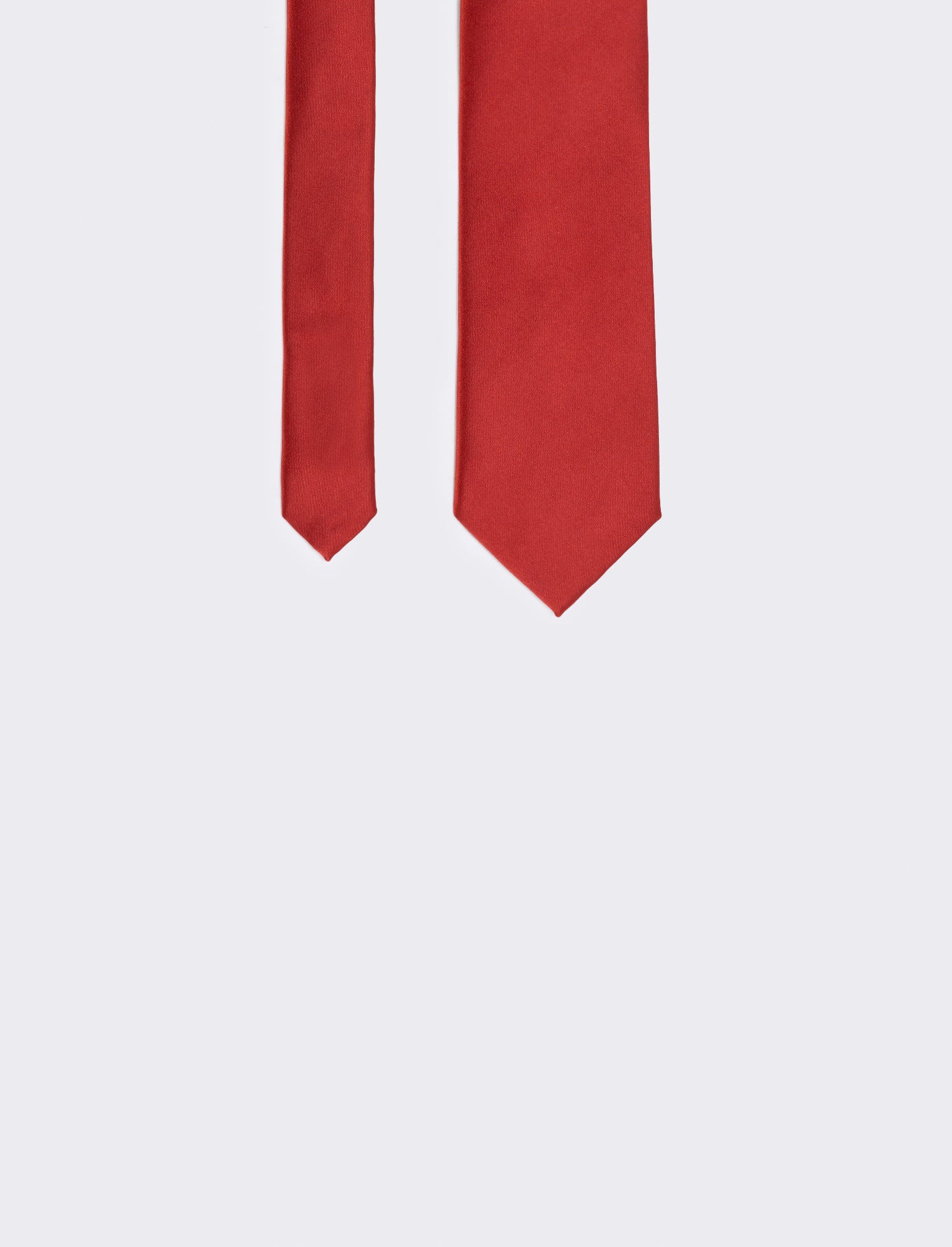 Cravatta raso 8 cm per uomo elegante - coccio