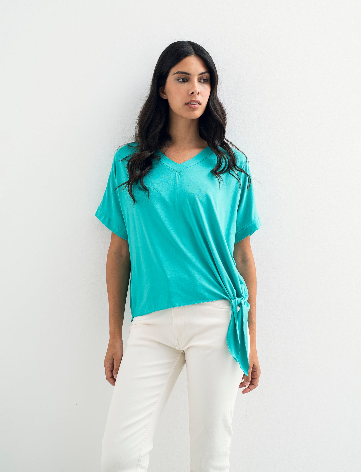 T-SHIRT MANICA CORTA - Turchese