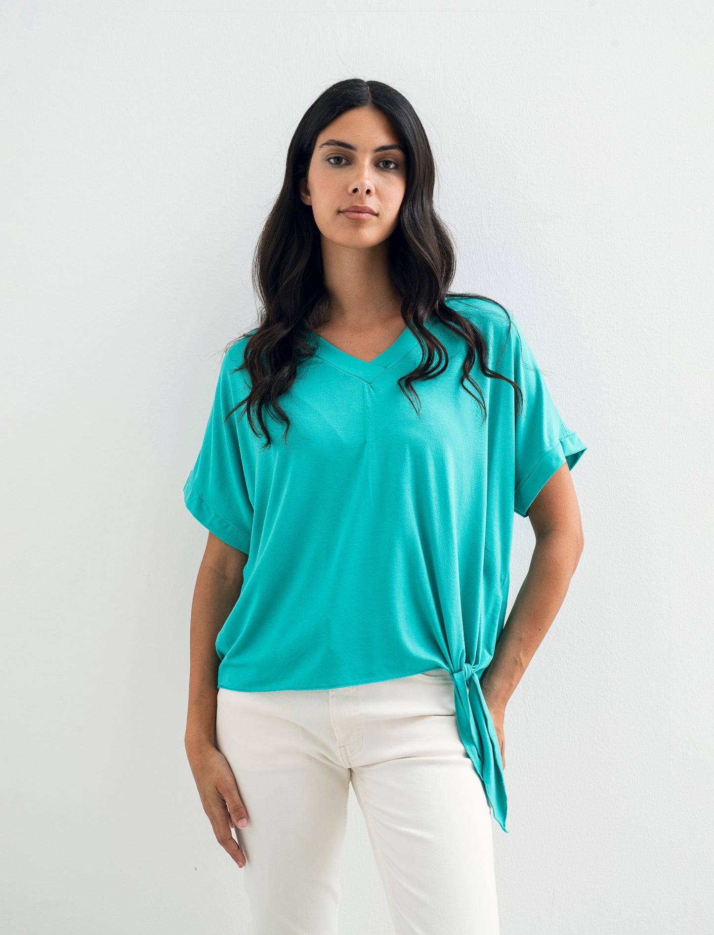 T-SHIRT MANICA CORTA - Turchese