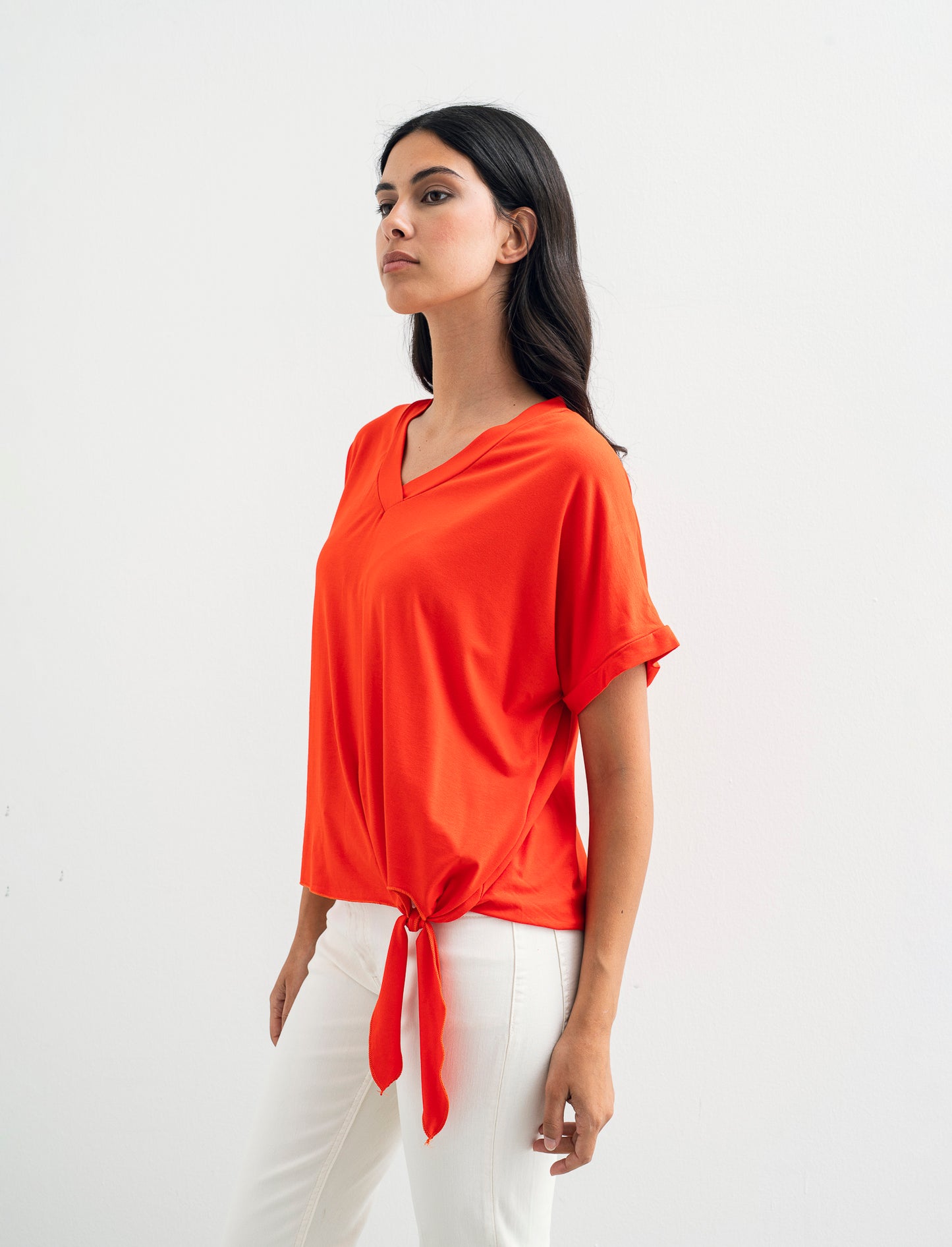 T-SHIRT MANICA CORTA - Corallo