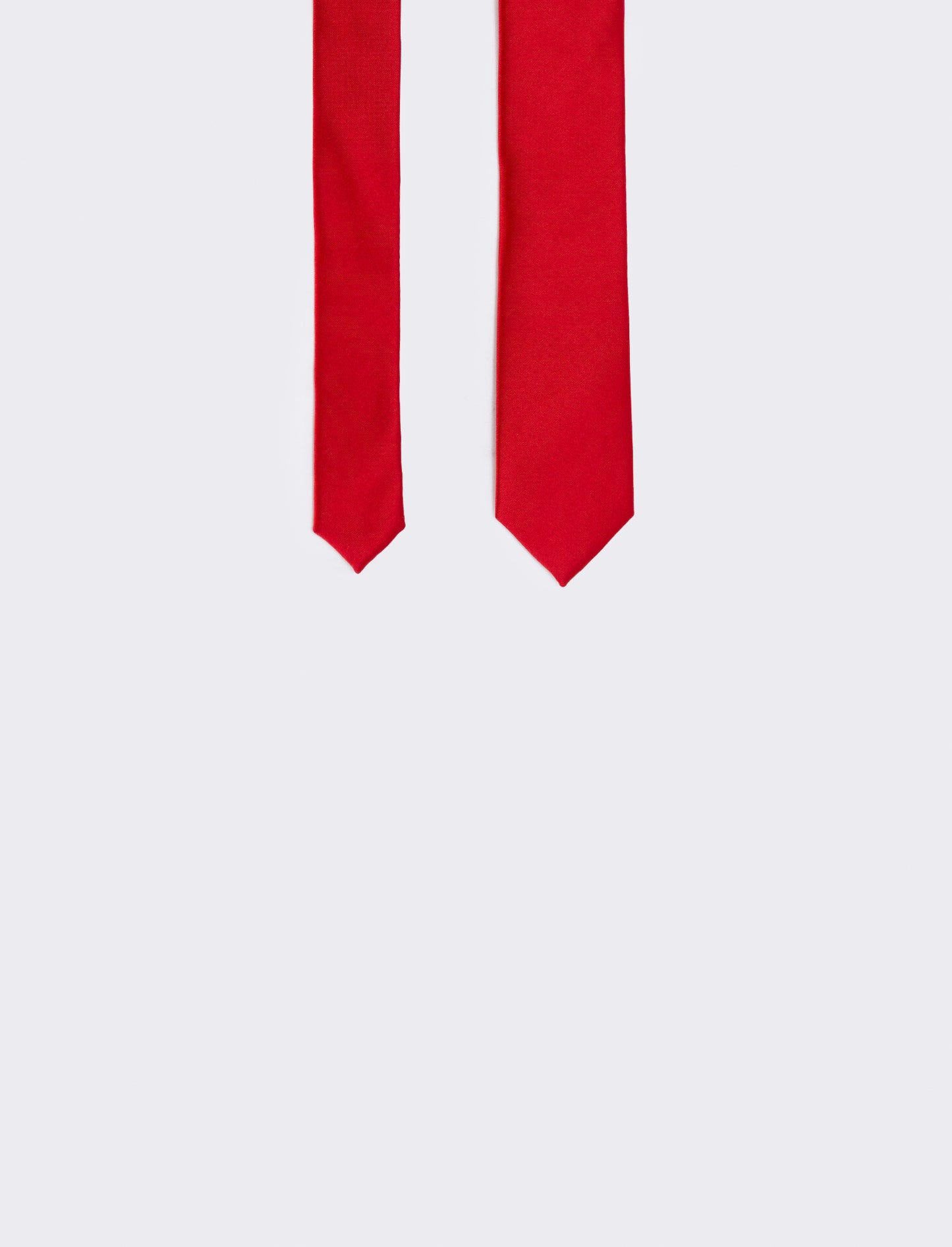 Silk Tie 5 cm for Elegant Men - Red