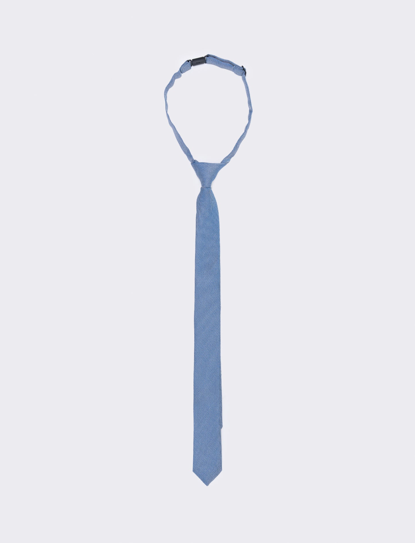 Cravatta nodo 4cm per bambini - Denim