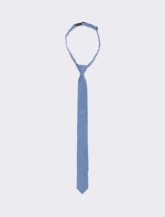 4cm Tie Knot for Kids - Blue