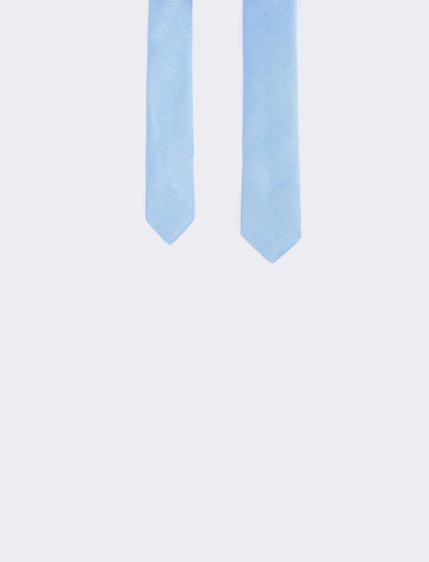 Cravatta nodo 4cm bambino - Azzurro