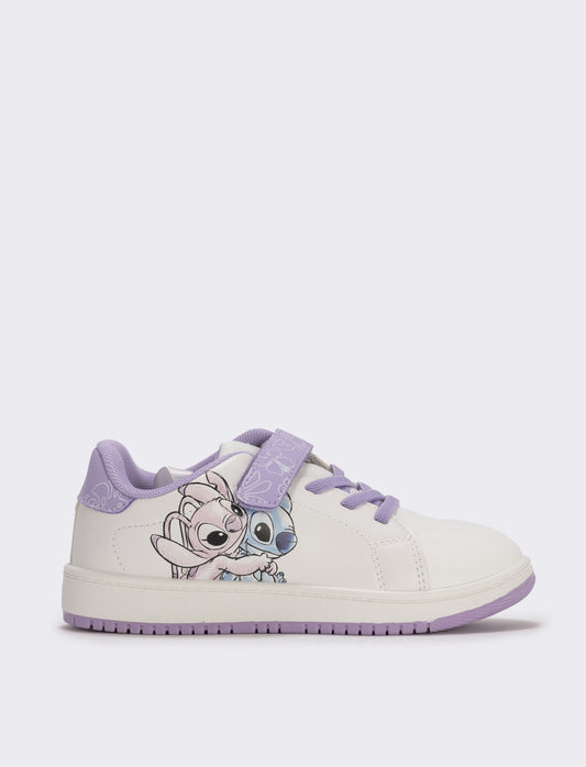 Sneakers Stitch© bambina con strappo - Bianco
