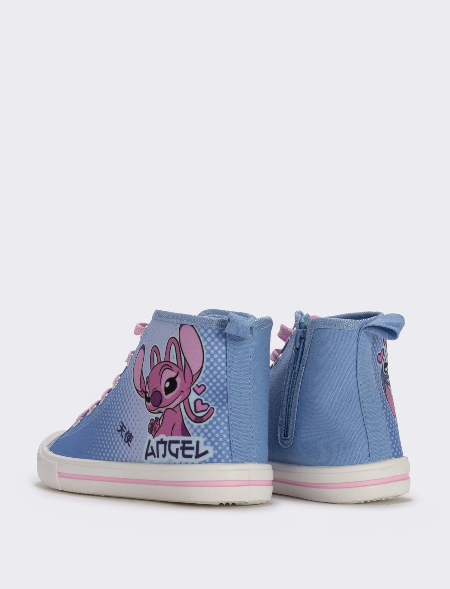Sneakers celesti Stitch&Angel© da bambina - Lilla