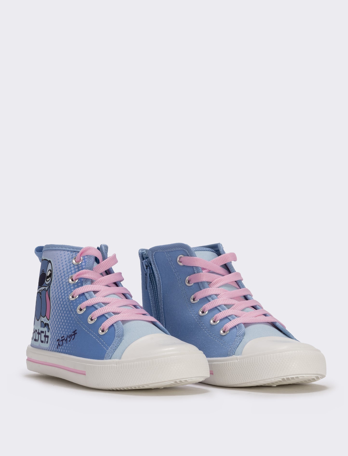 Sneakers celesti Stitch&Angel© da bambina - Lilla