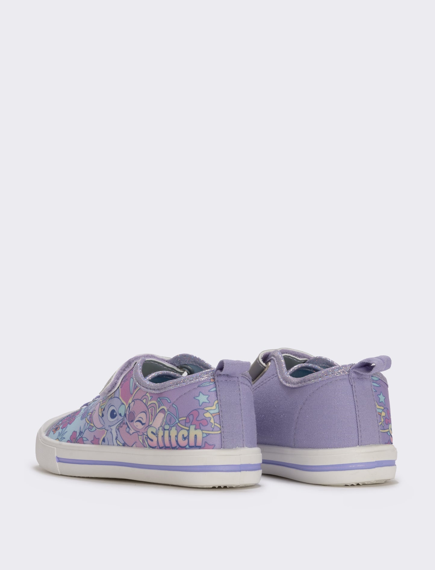 Scarpa in tela lilla Stitch&Angel bambina - Lilla
