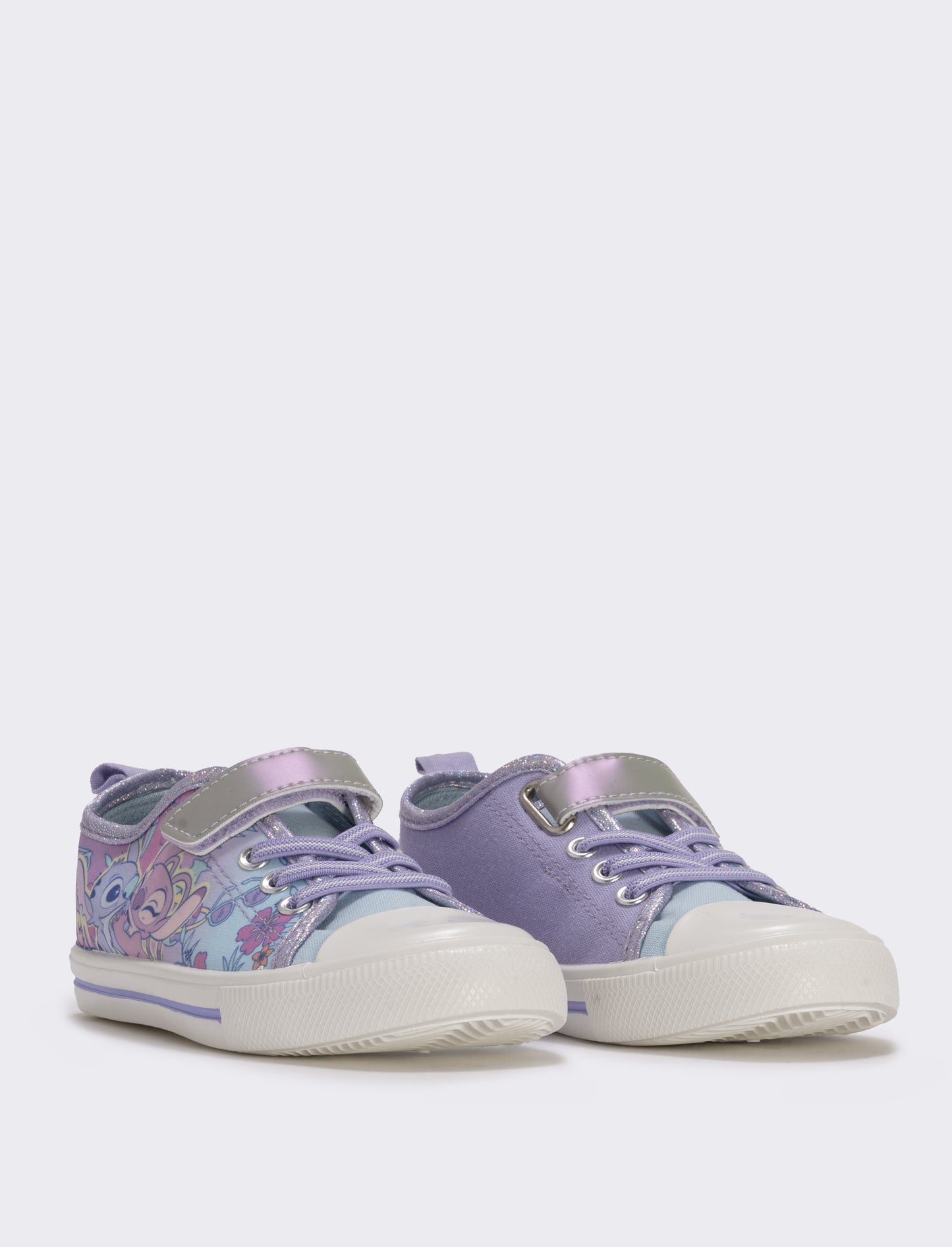 Scarpa in tela lilla Stitch&Angel bambina - Lilla