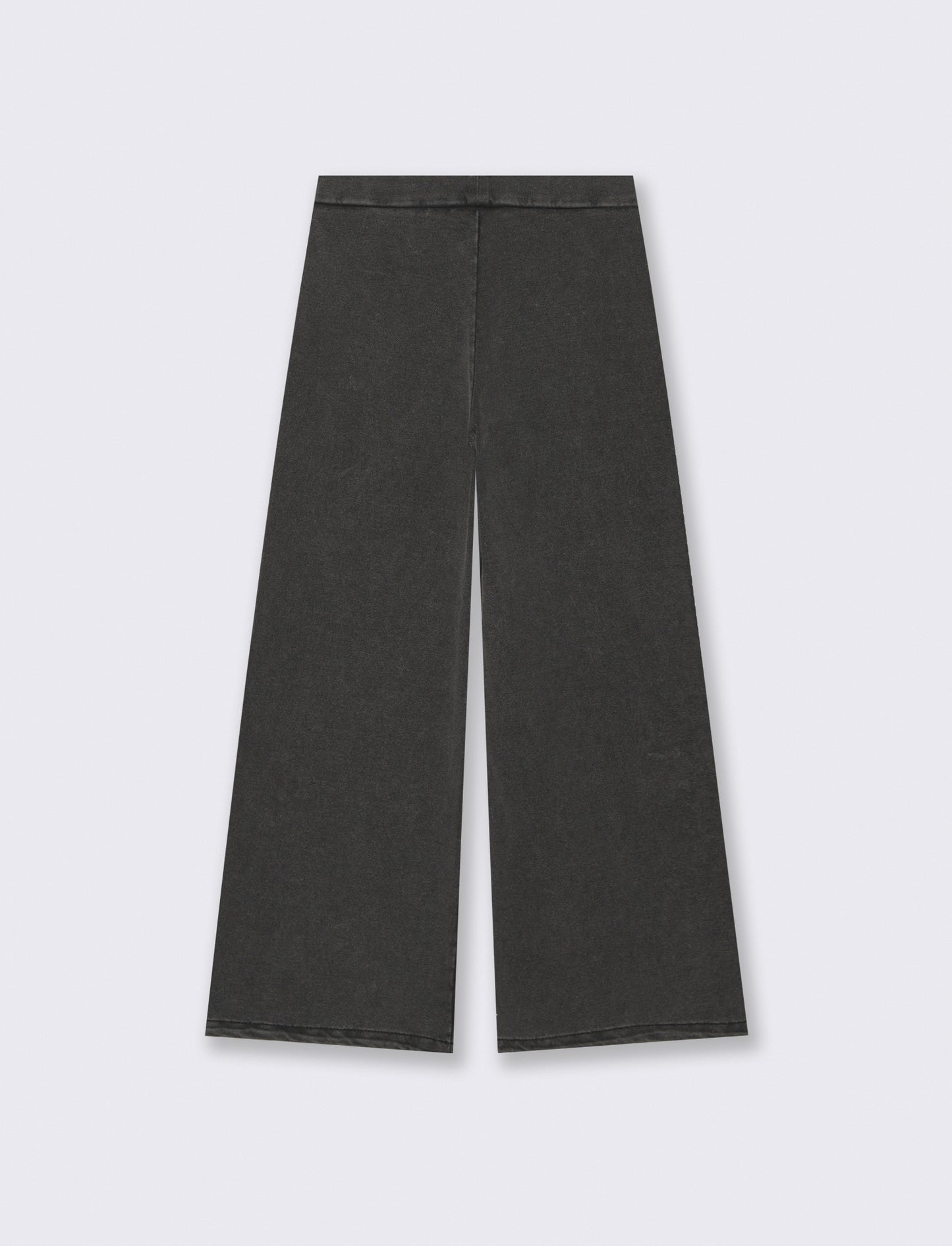 Leggings gamba larga effetto denim bimba - Grigio scuro
