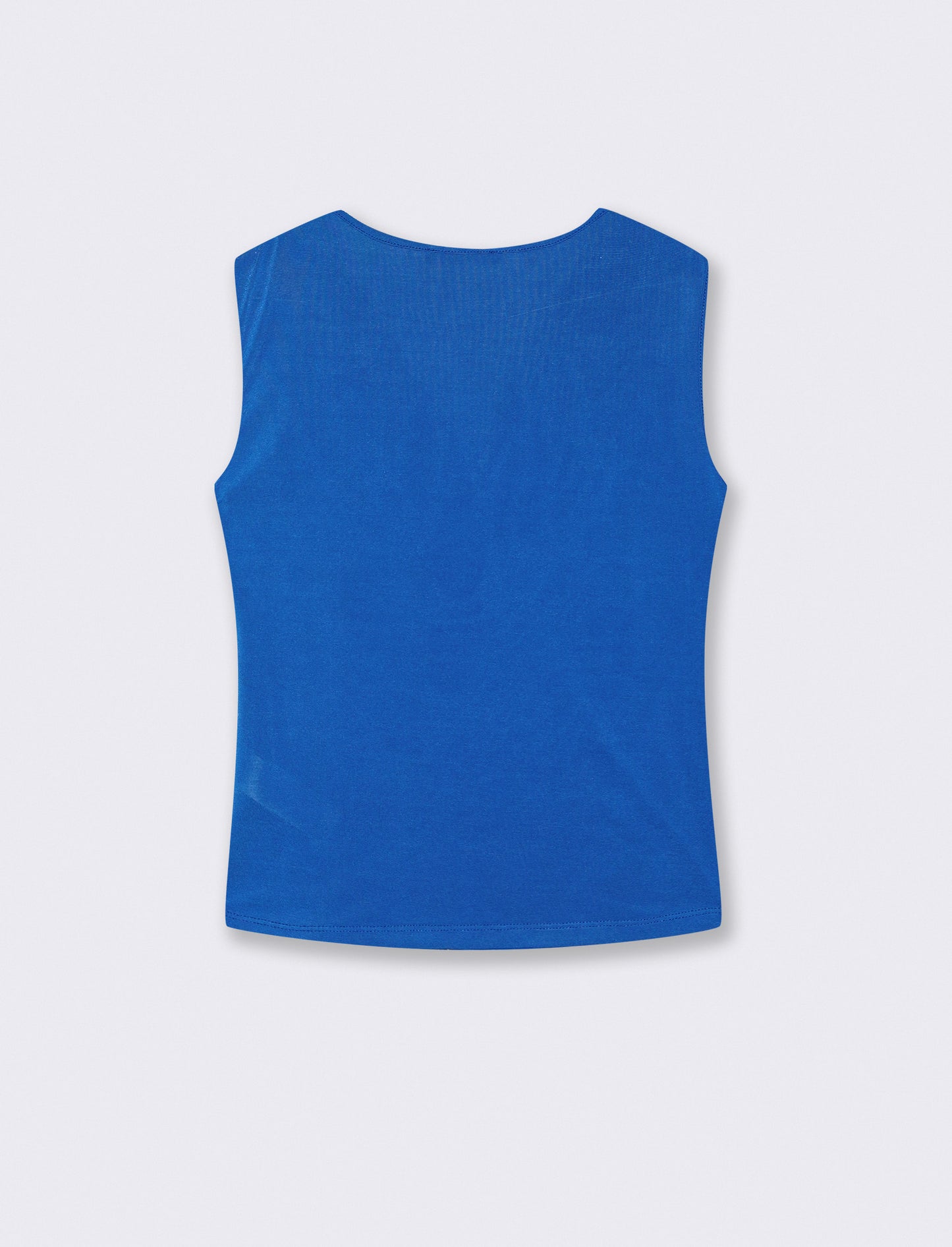 Top con davanti stampato - Blu