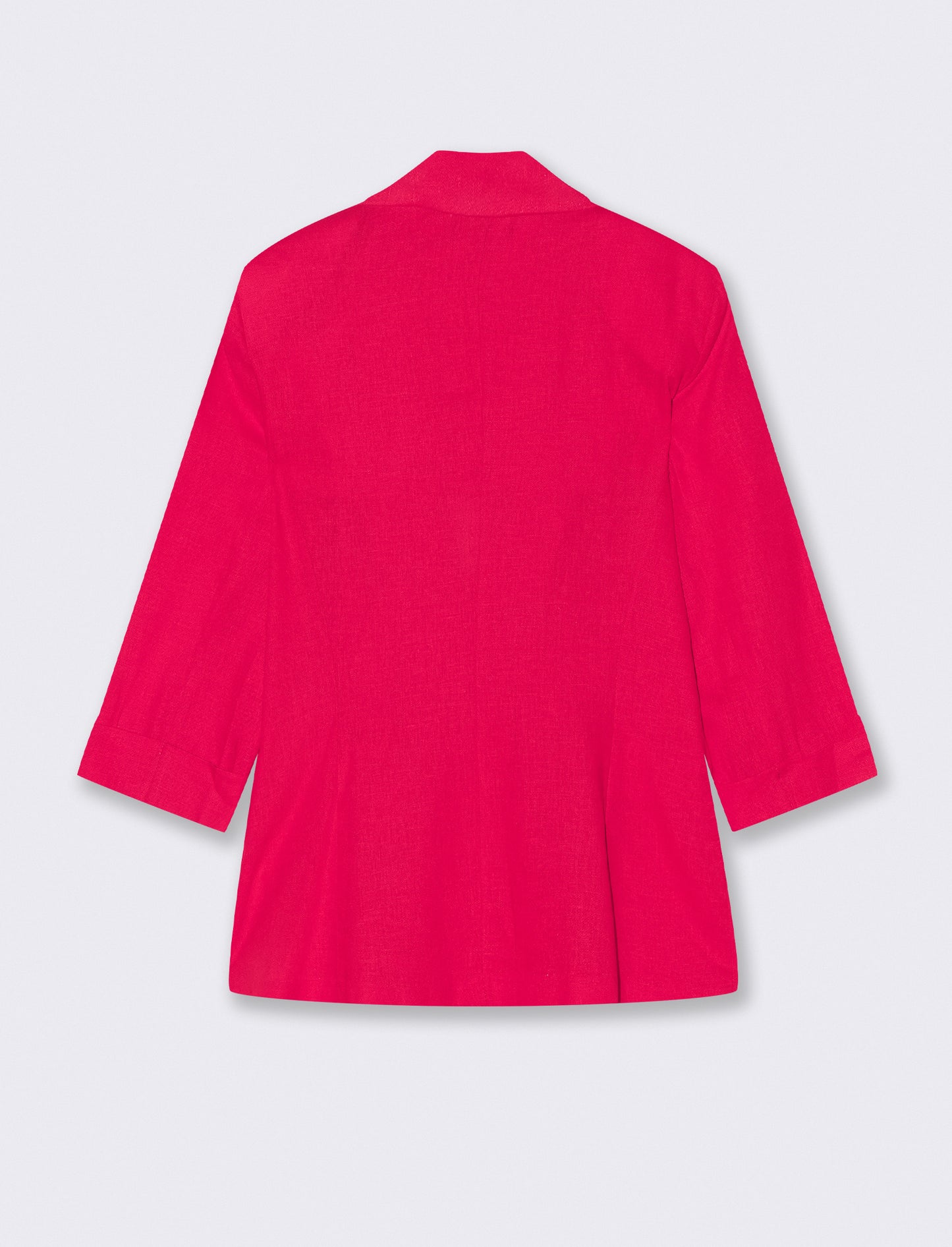 GIACCA CORTA IN LINO - Fuxia