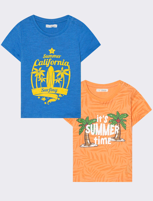 Bipack T-shirt: everyday style and creativity - Blue