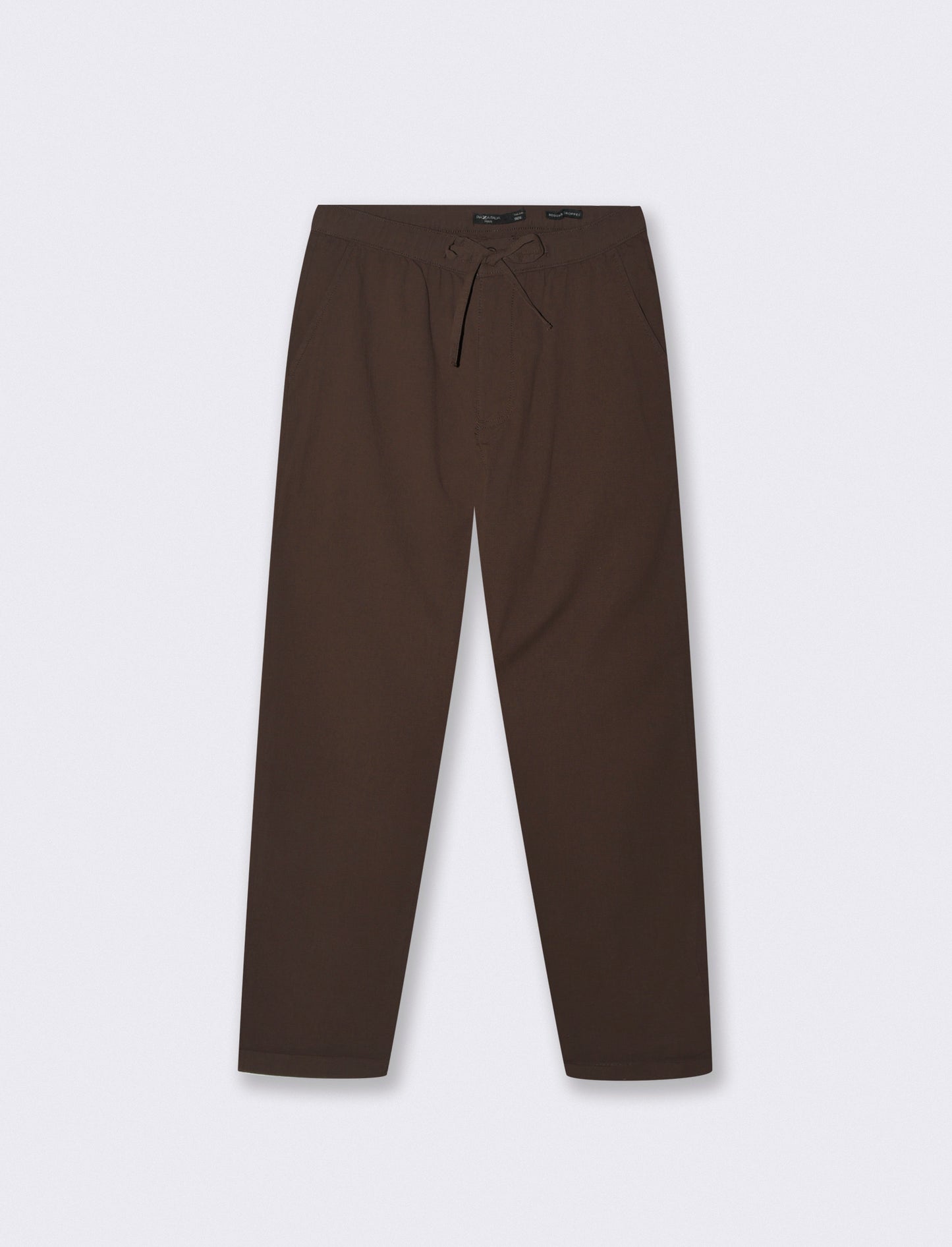 Ottoman Structure Jogger Chino Pants - Brown