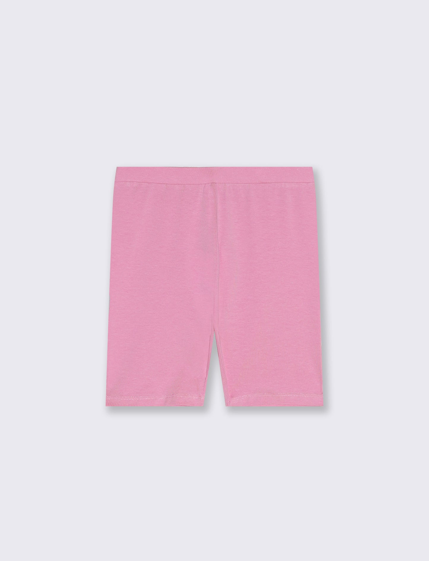 Cotton Short Leggings for Girls - Pink