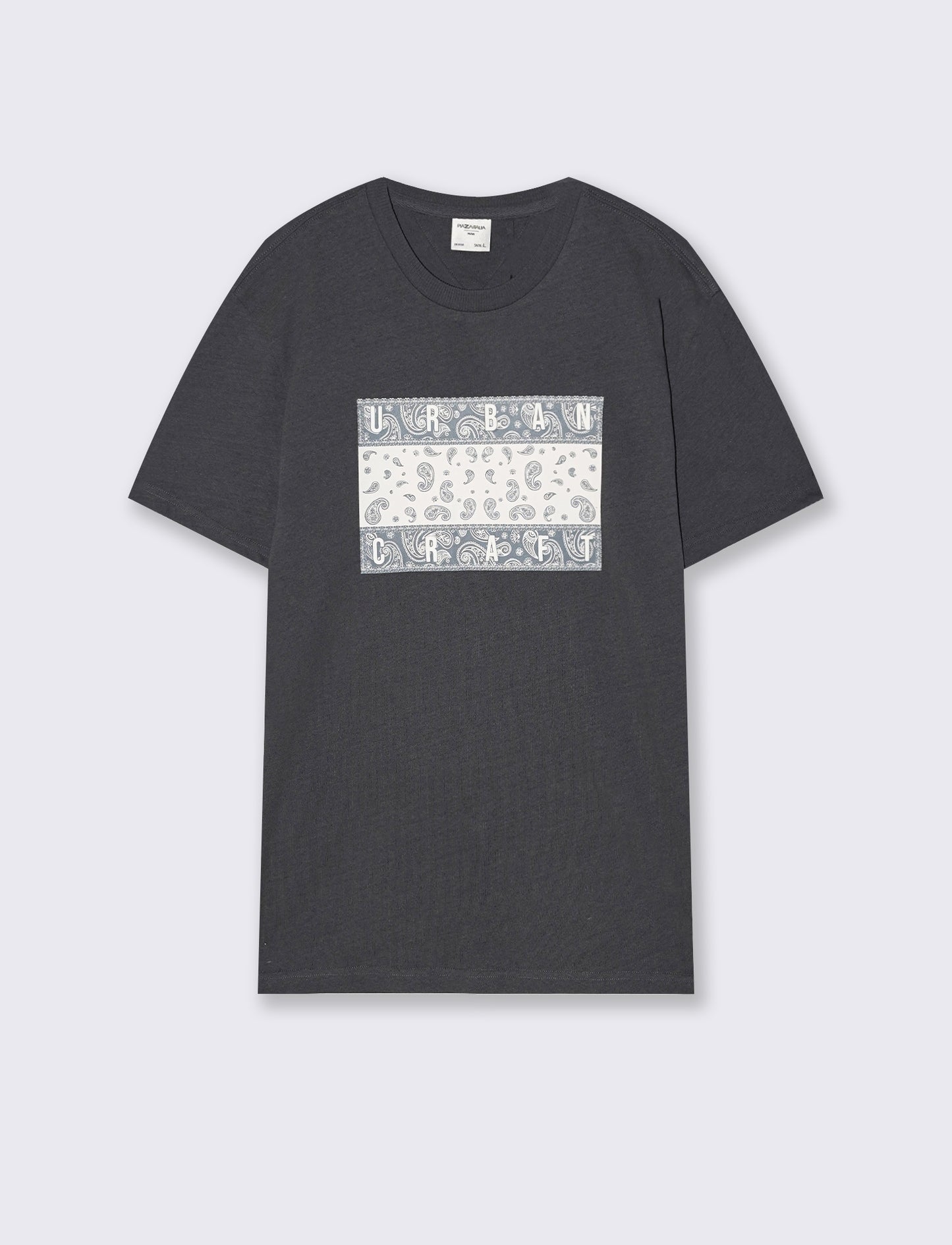 T-shirt in cotone con stampa paisley - Avion