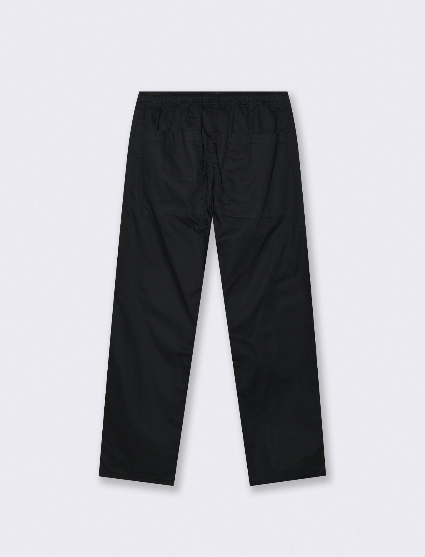 Pantalone in Cotone Regular Fit con Tasche - Nero