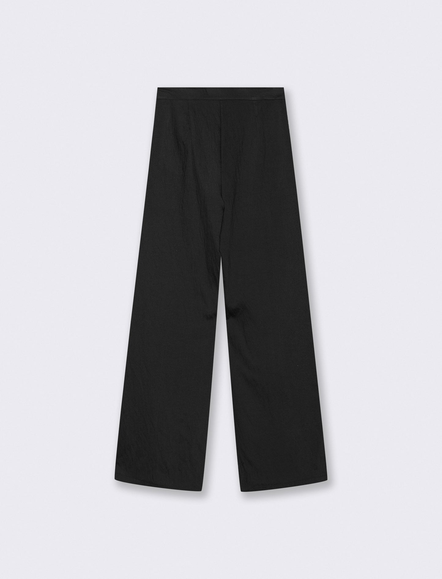 Pantalone palazzo con pences - Nero