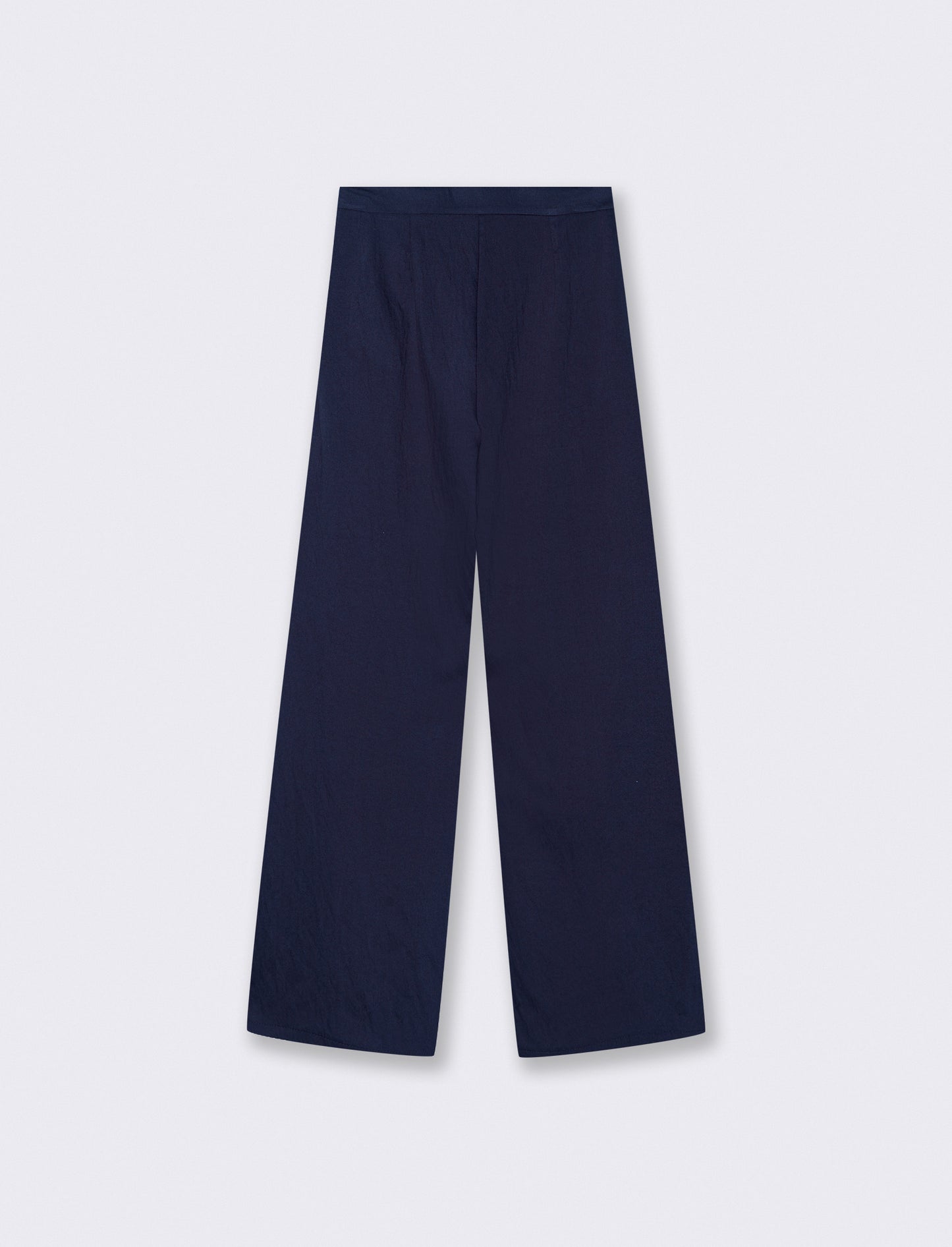 Pantalone palazzo con pences - Blu