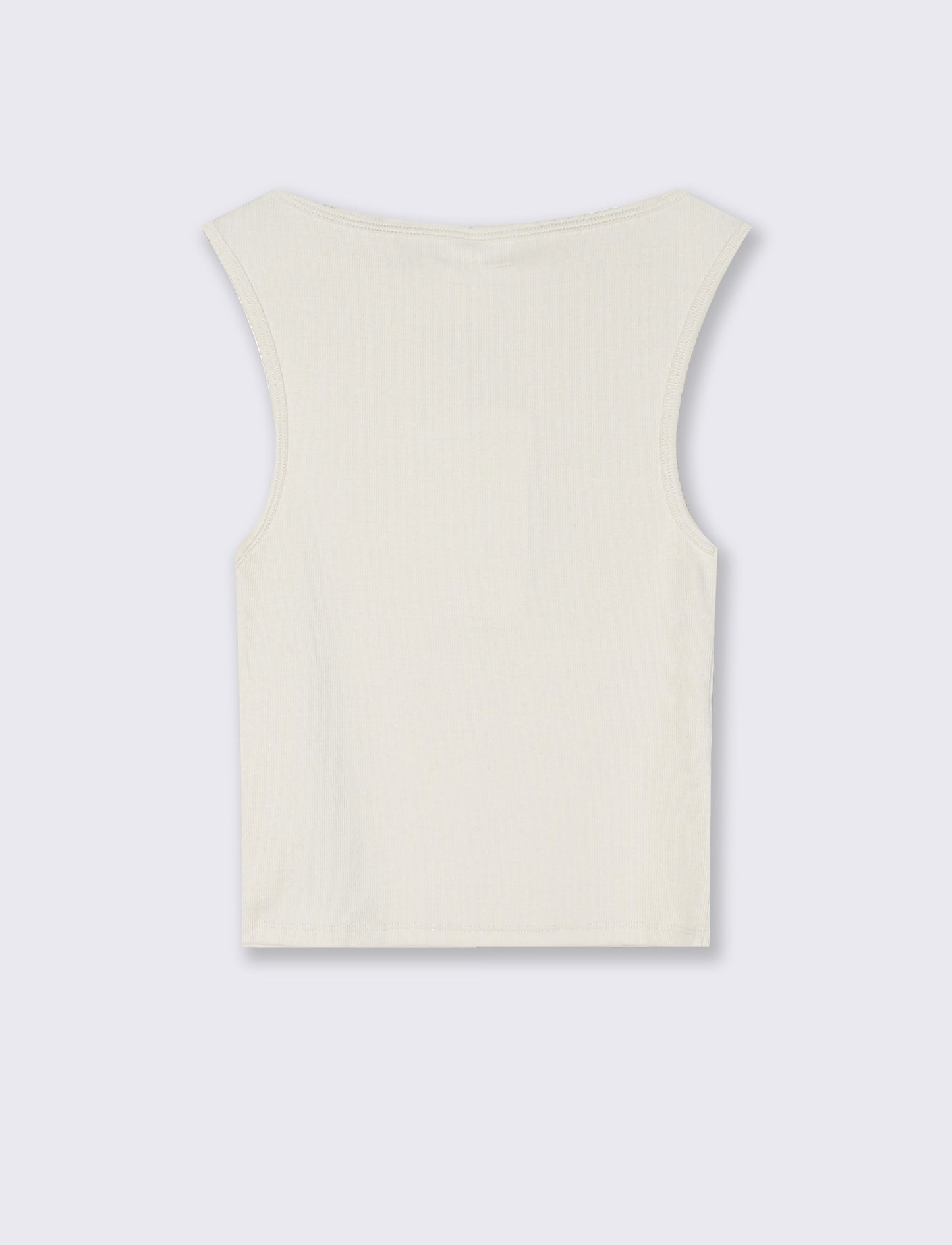 Elevate your wardrobe with this stunning ribbed tank top, designed specifically for women who apprec - Grey