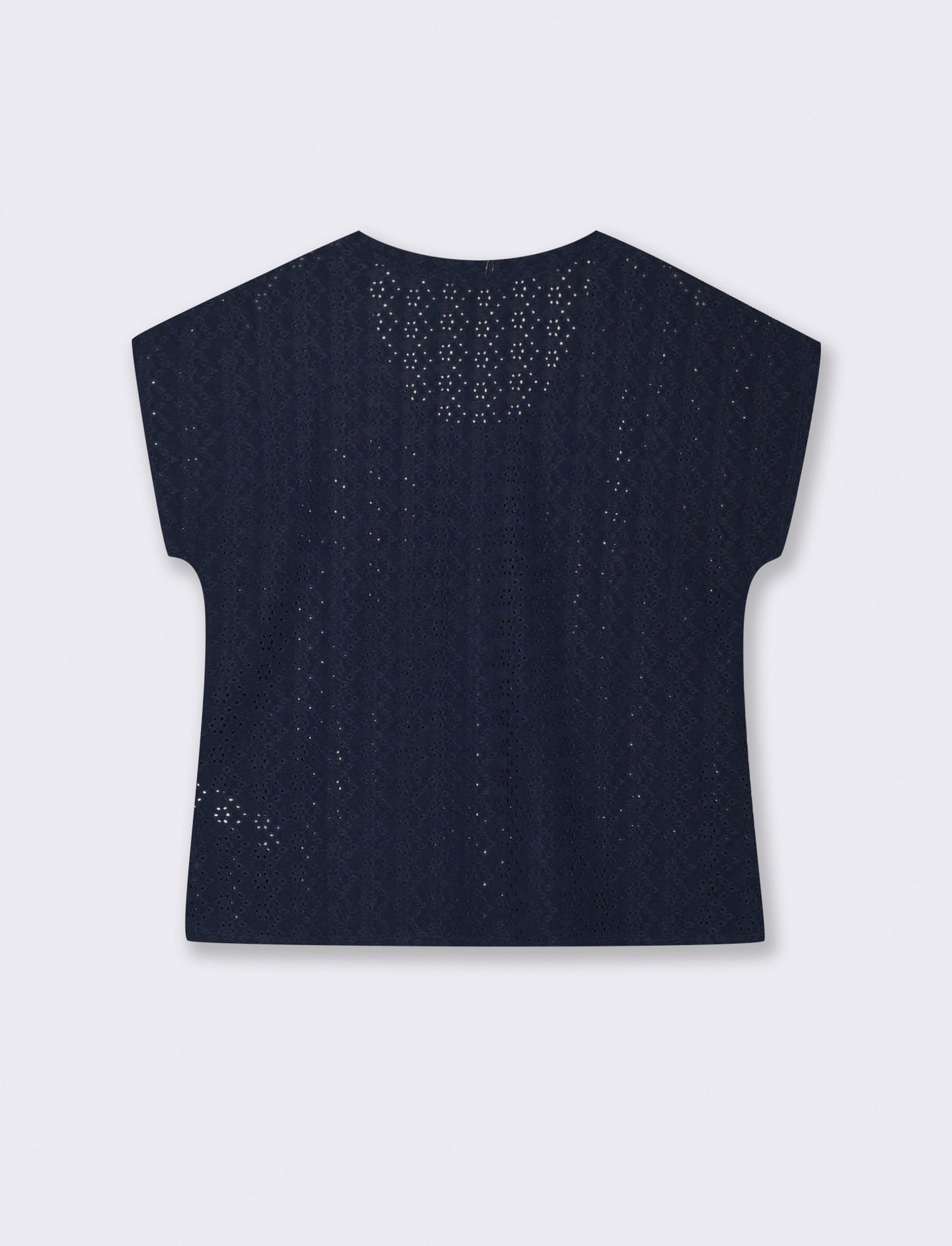 Introducing our short-sleeve T-shirt designed for women, featuring a classic crew neck that compleme - Blue