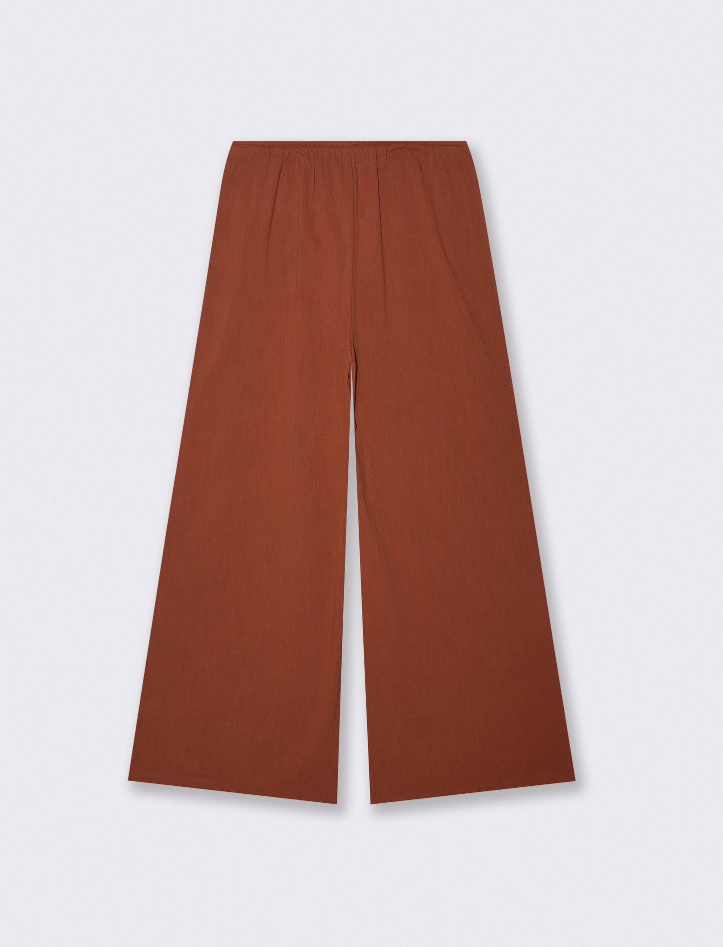 Introducing the perfect blend of comfort and style: wide-leg pants designed specifically for women. - Orange
