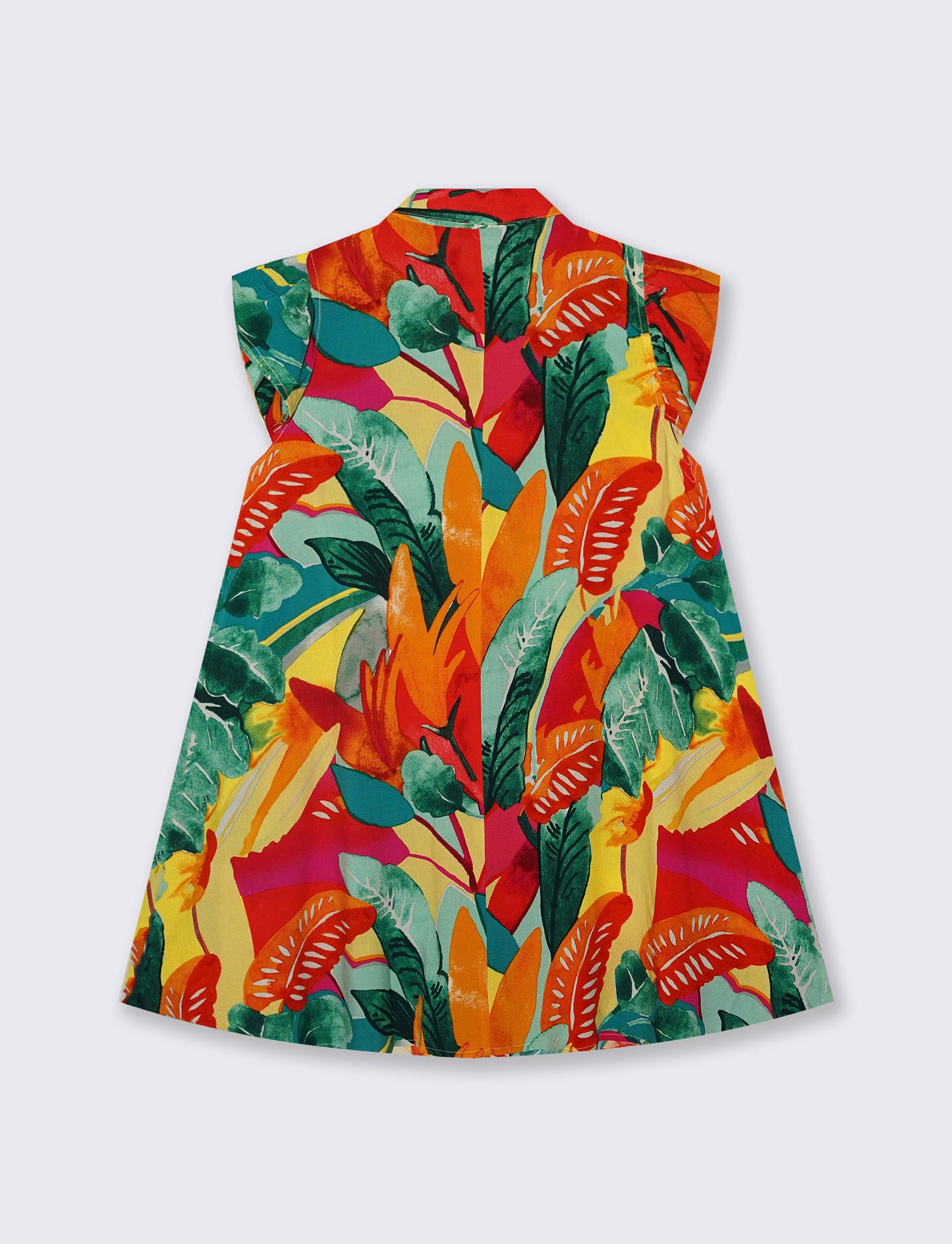 Vestito corto giro manica con rouches - var 2