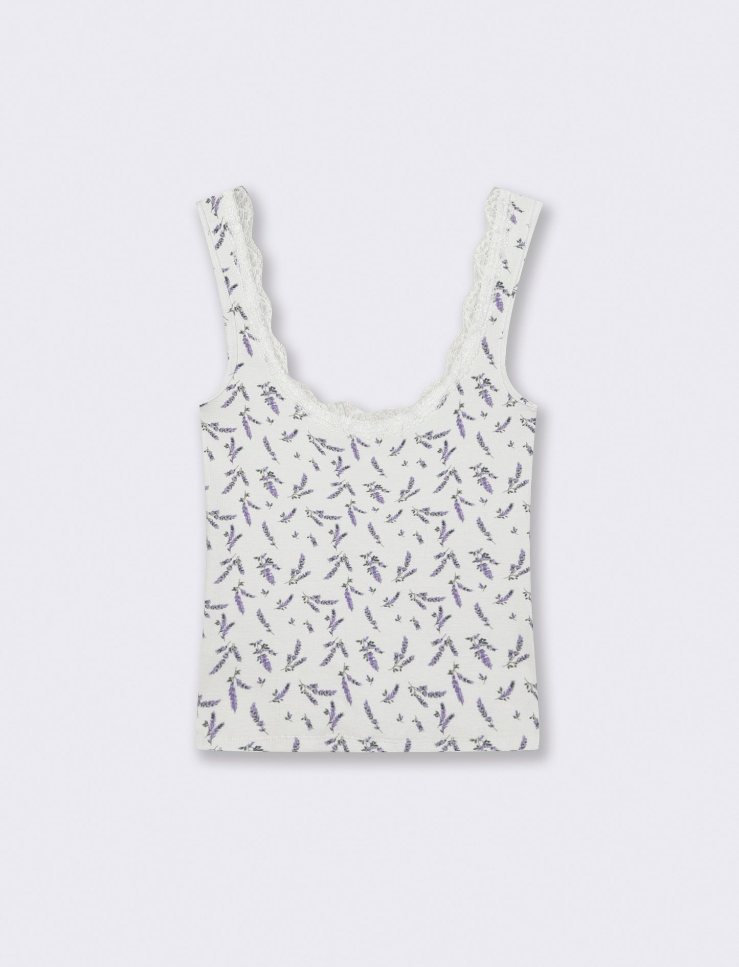 Top in cotone con scollo madonna e fiocco - var 1