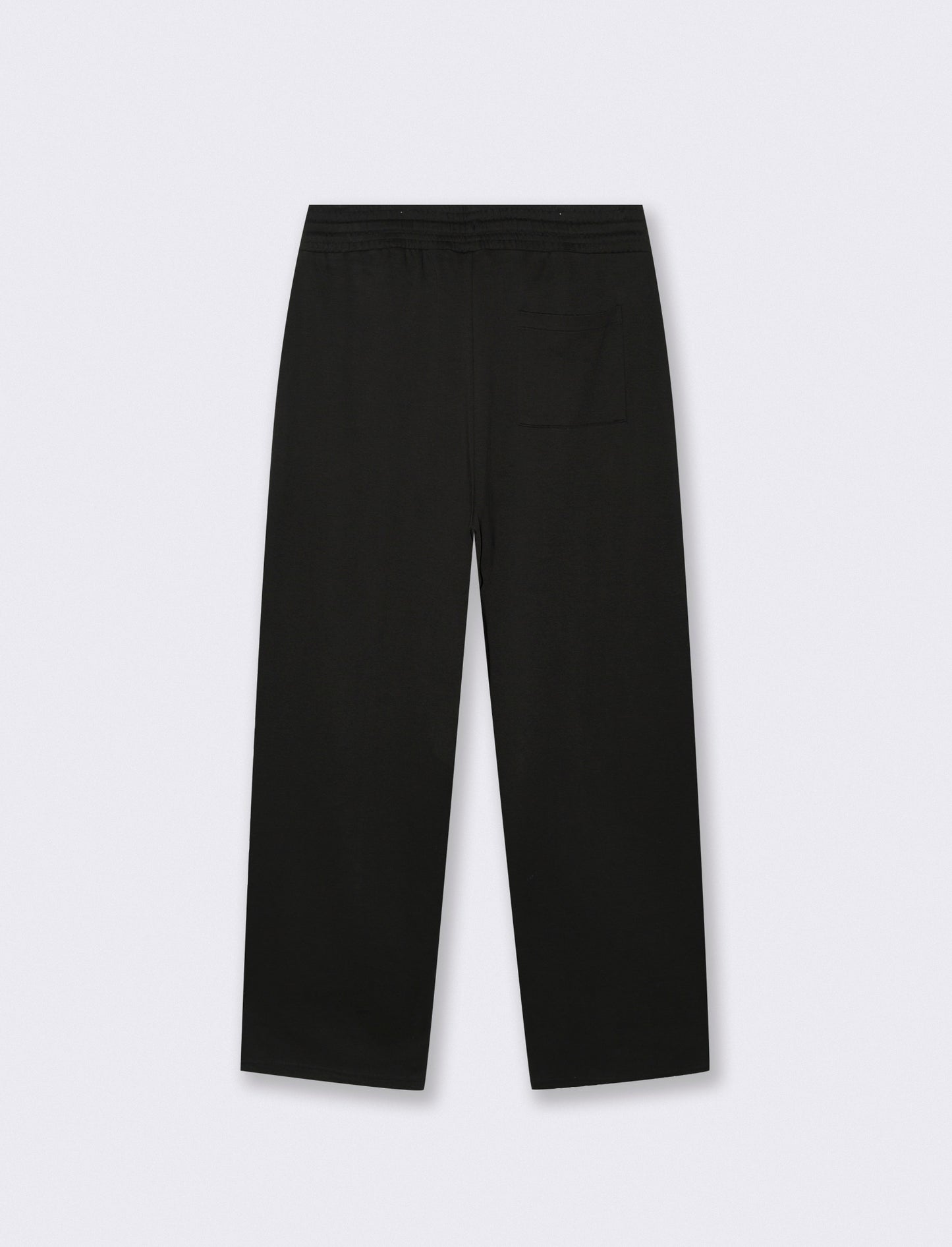 Baggy Sweatpants with Jogger Waistband - Black