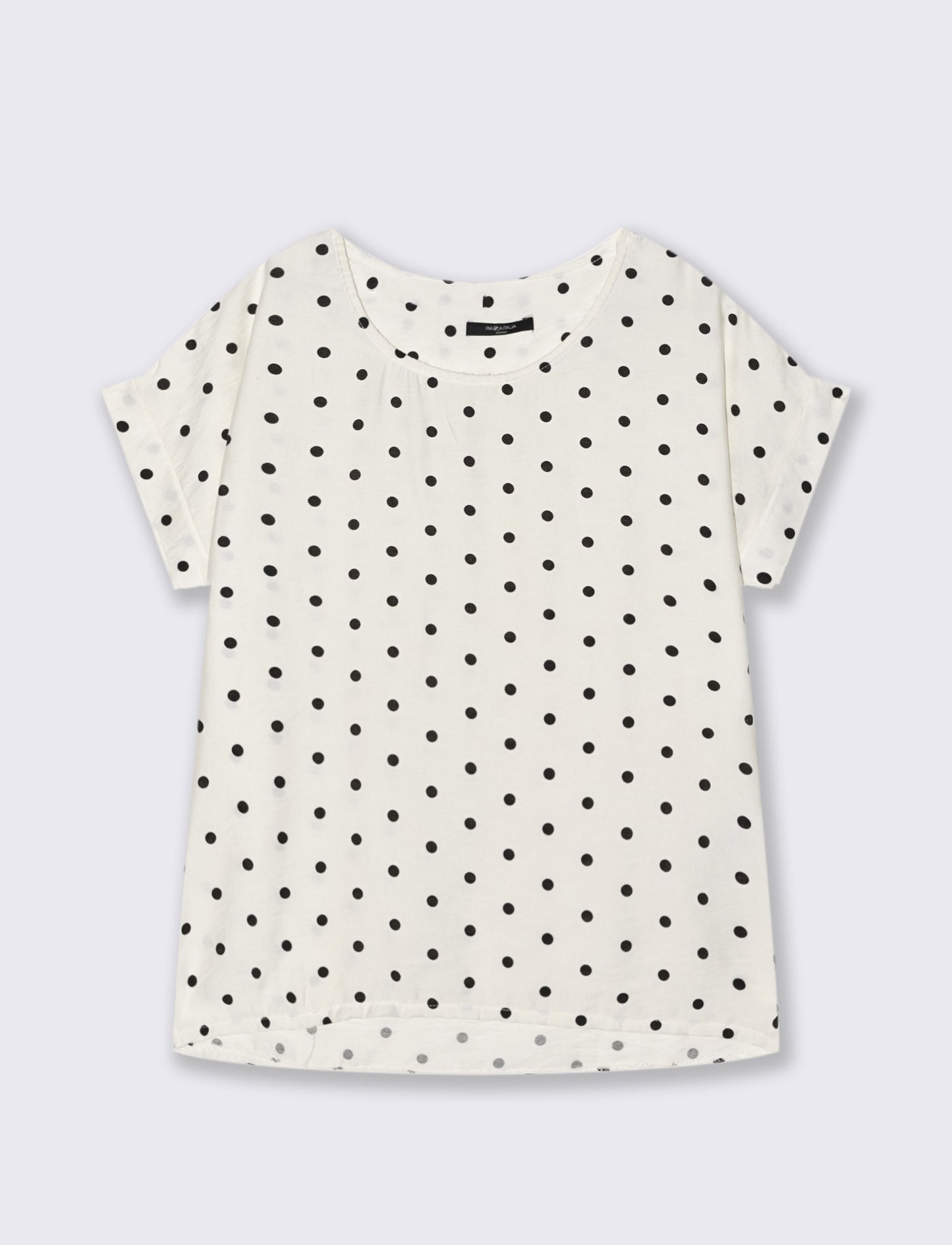 Tshirt stampata con vestibilità over - Pois