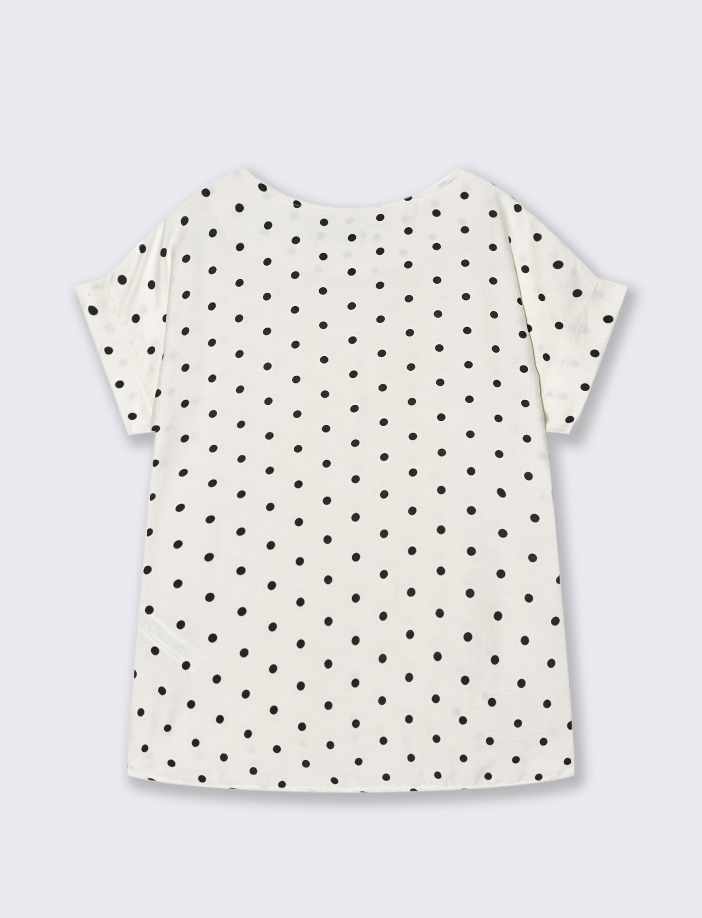 Tshirt stampata con vestibilità over - Pois