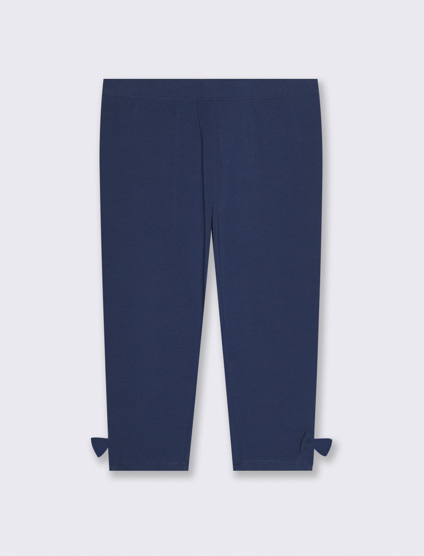 Leggings in cotone elastico per bambina - Blu