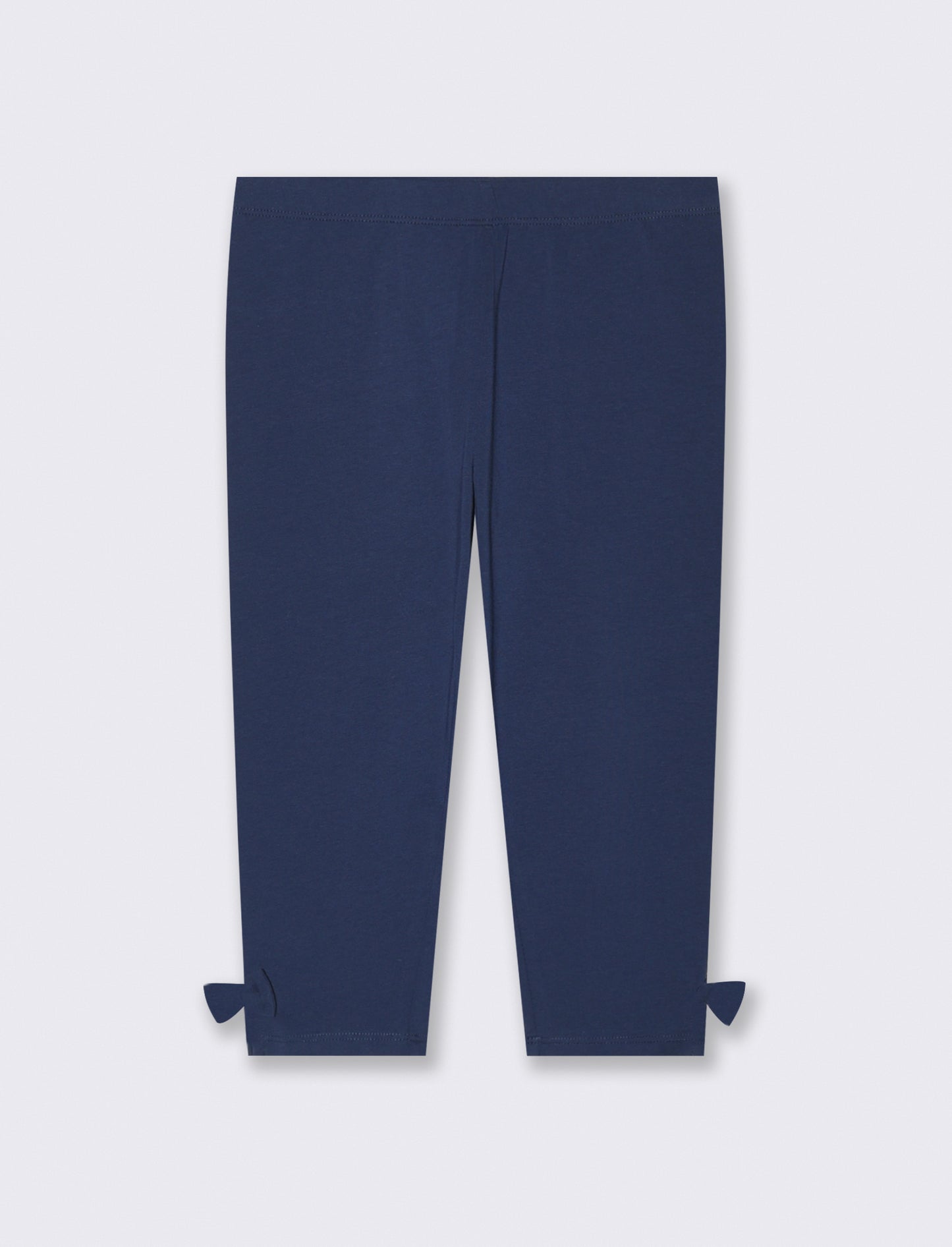 Leggings in cotone elastico per bambina - Blu