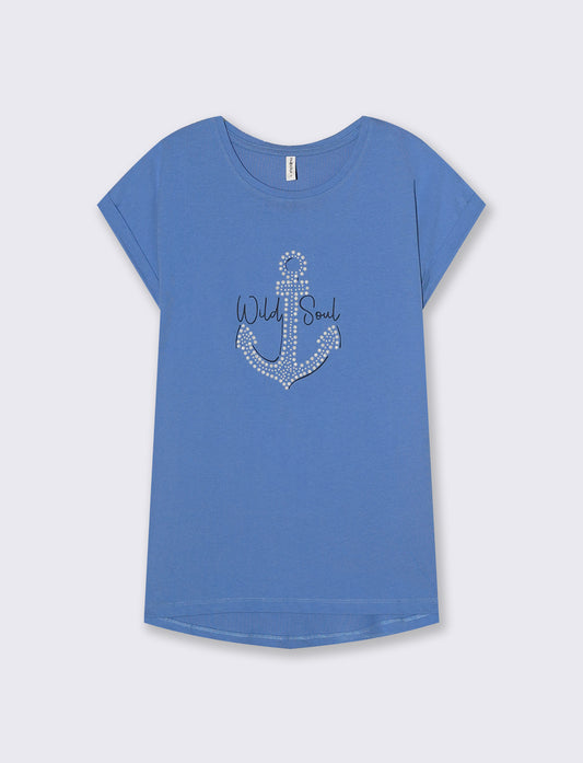 T-Shirt Manica Corta con Stampa - var 3