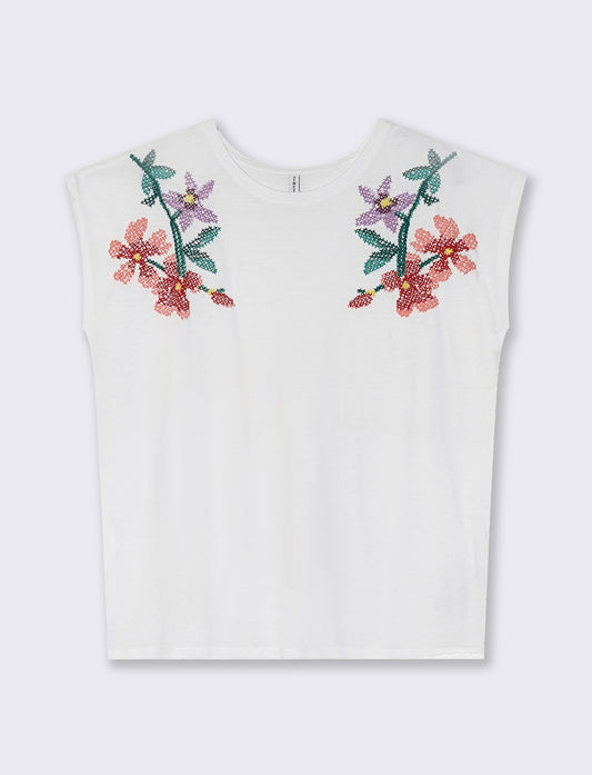 T-Shirt Manica Corta con Stampa - var 1