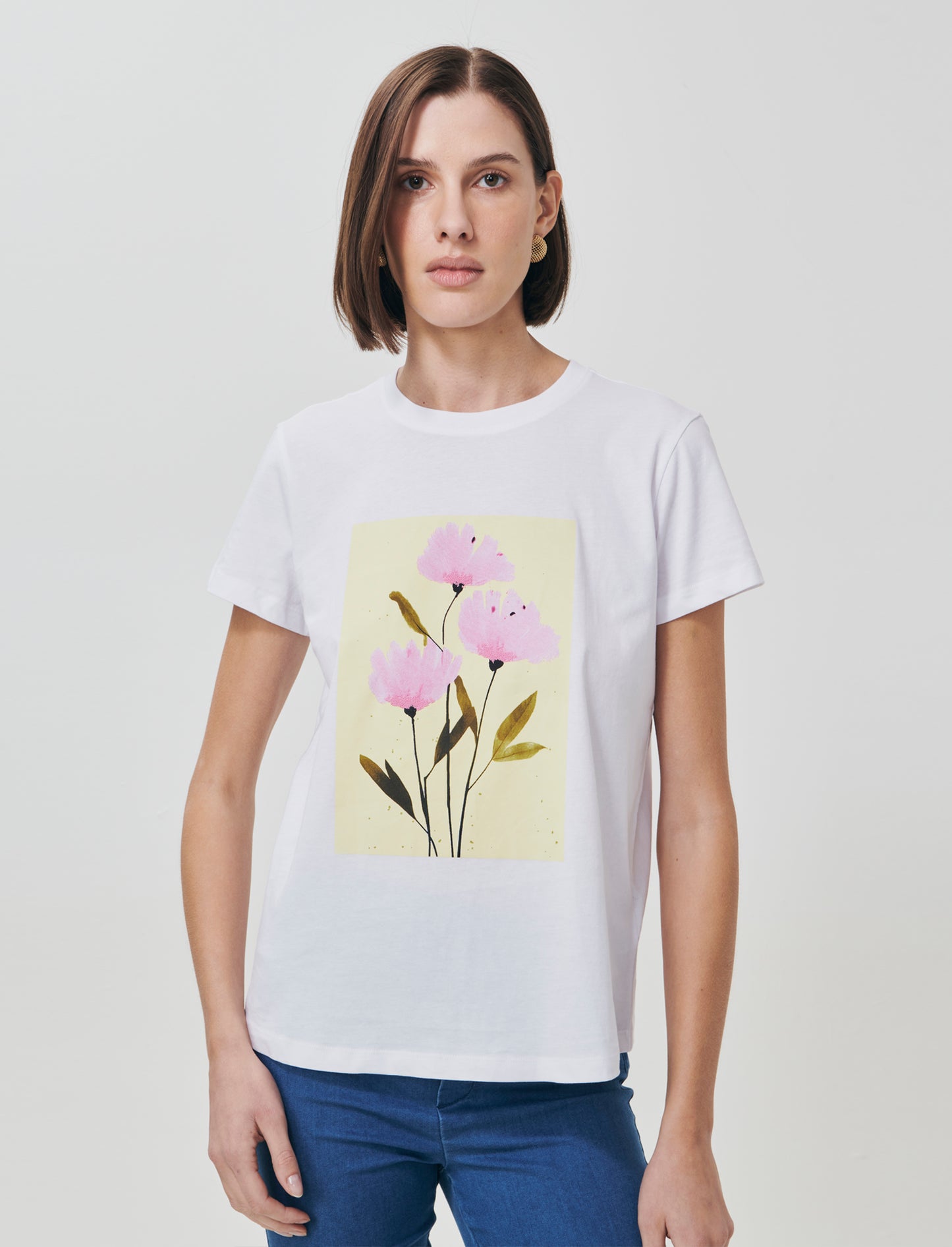 T-Shirt Manica Corta con Stampa - var 3
