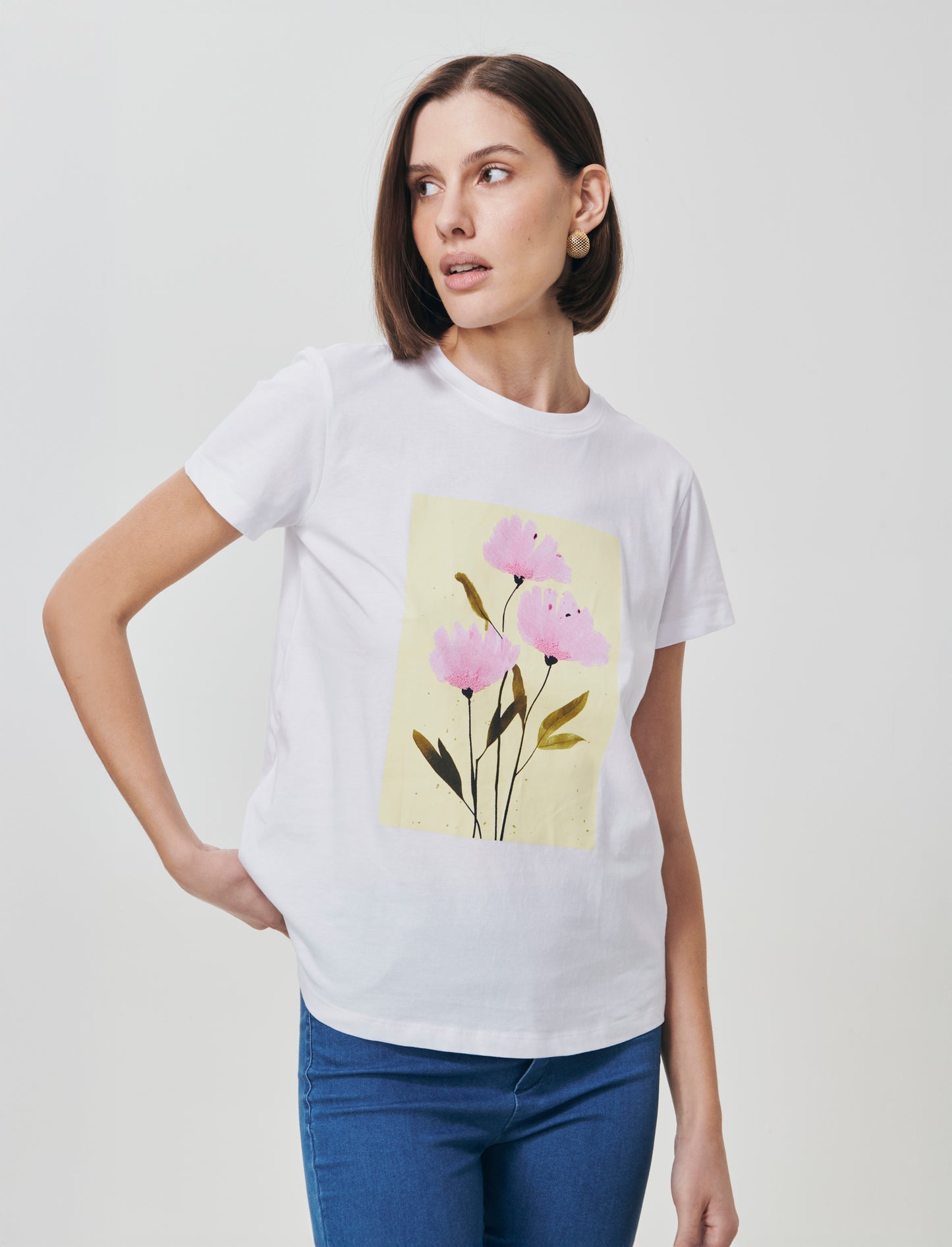 T-Shirt Manica Corta con Stampa - var 3