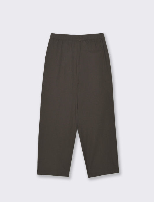 Pantaloni jogger in tessuto jacquard - Moro