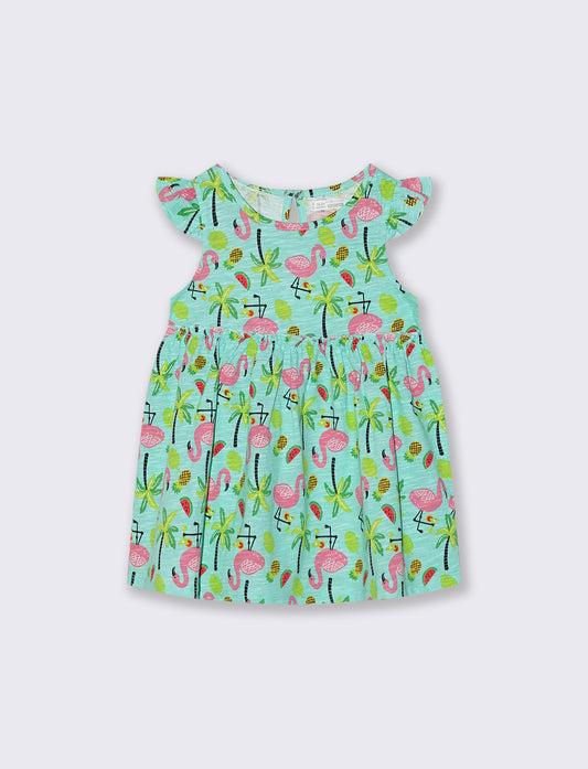 Abito a fantasia - Verde