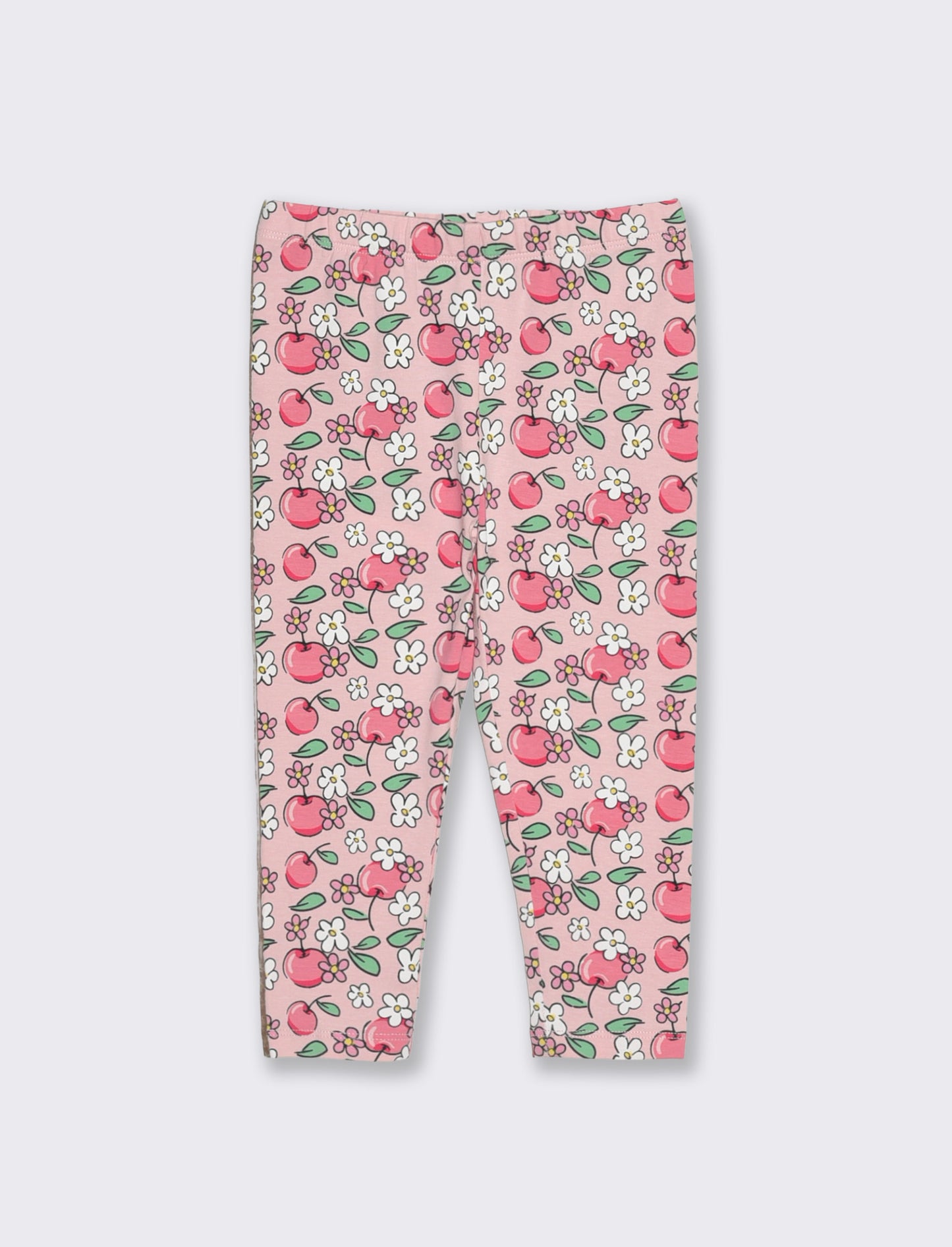 Leggings a fantasia in jersey elastico - Rosa
