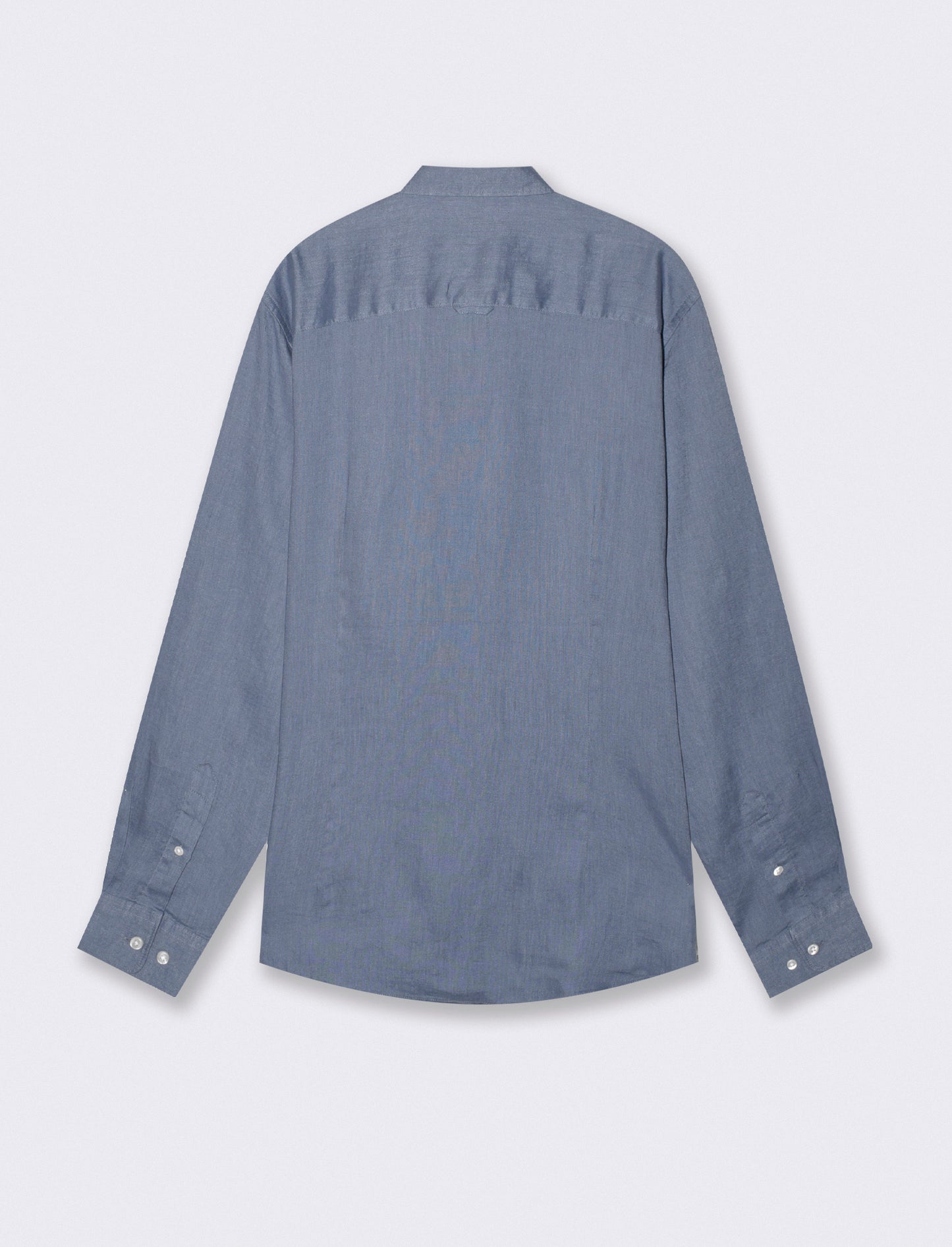 Camicia in lino leggero con collo francese - CARTA DA ZUCCHERO