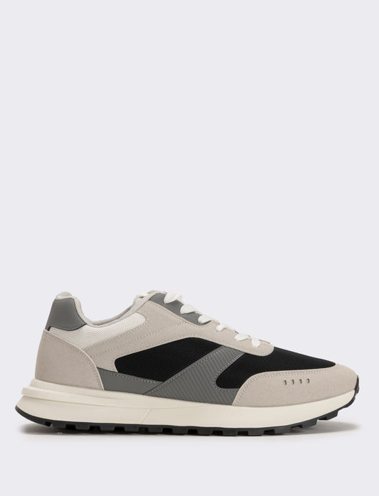 Sneakers grigie da uomo in poliuretano - Grigio