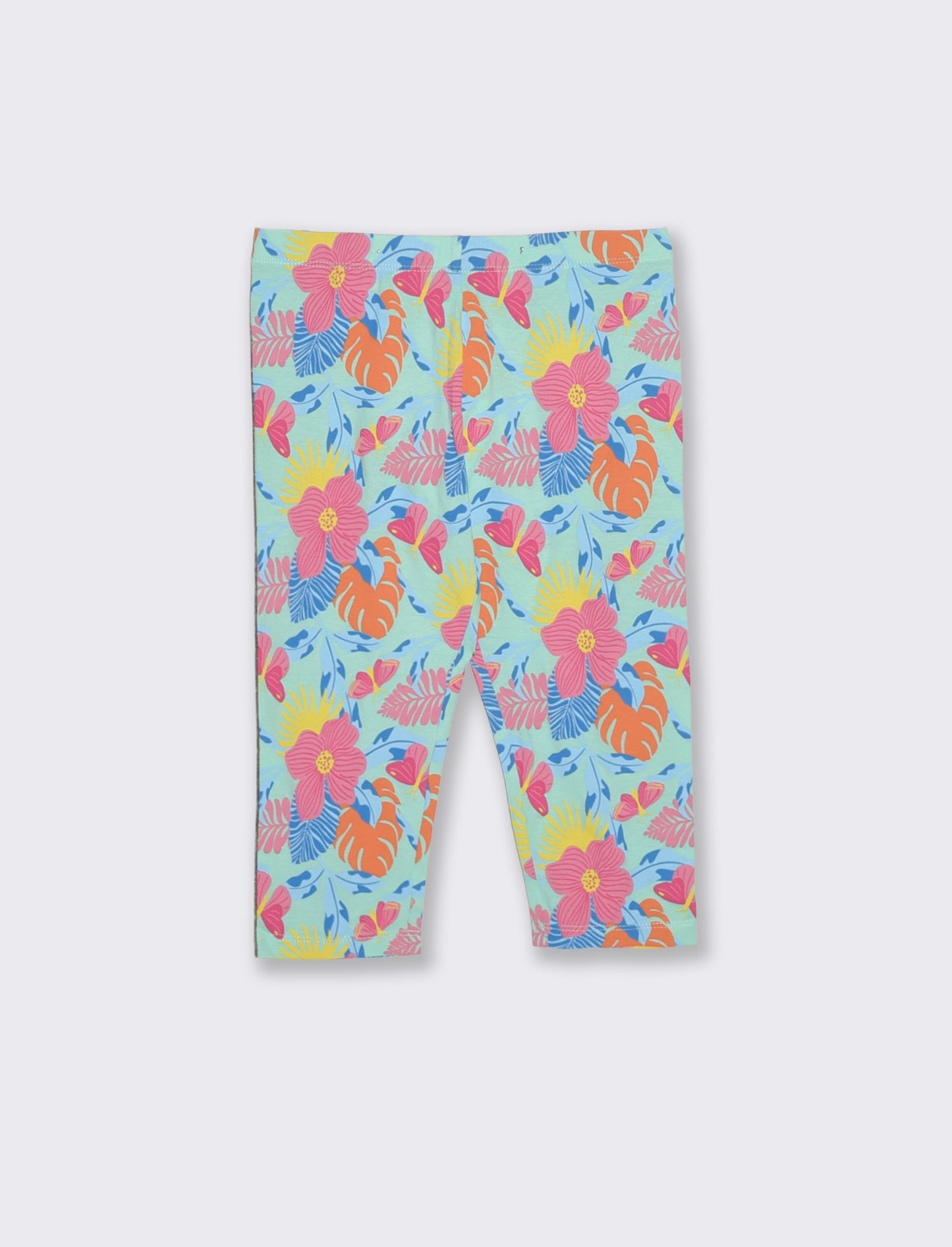 Leggings 3/4 in cotone elastico stampato - Fantasia