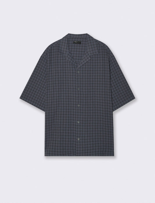 Camicia boxy fit in cotone a quadri - Avion
